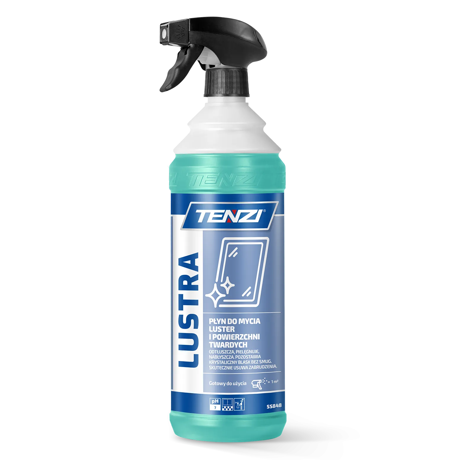 Lustra-1l TENZI LUSTRA - Spiegelreiniger - Ontvet en Geeft Glans - 1L - Afbeelding 1