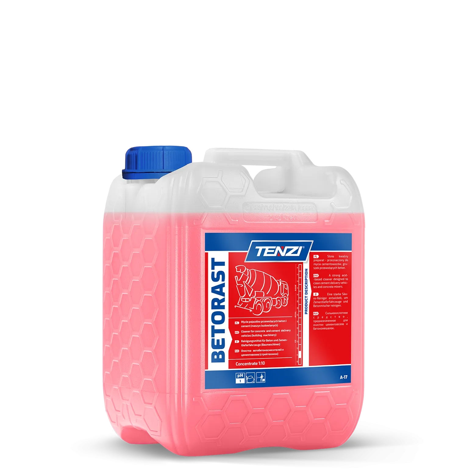 betorast-5l TENZI BETORAST - Beton-, roest- en cementverwijderaar - 5L - Afbeelding 1