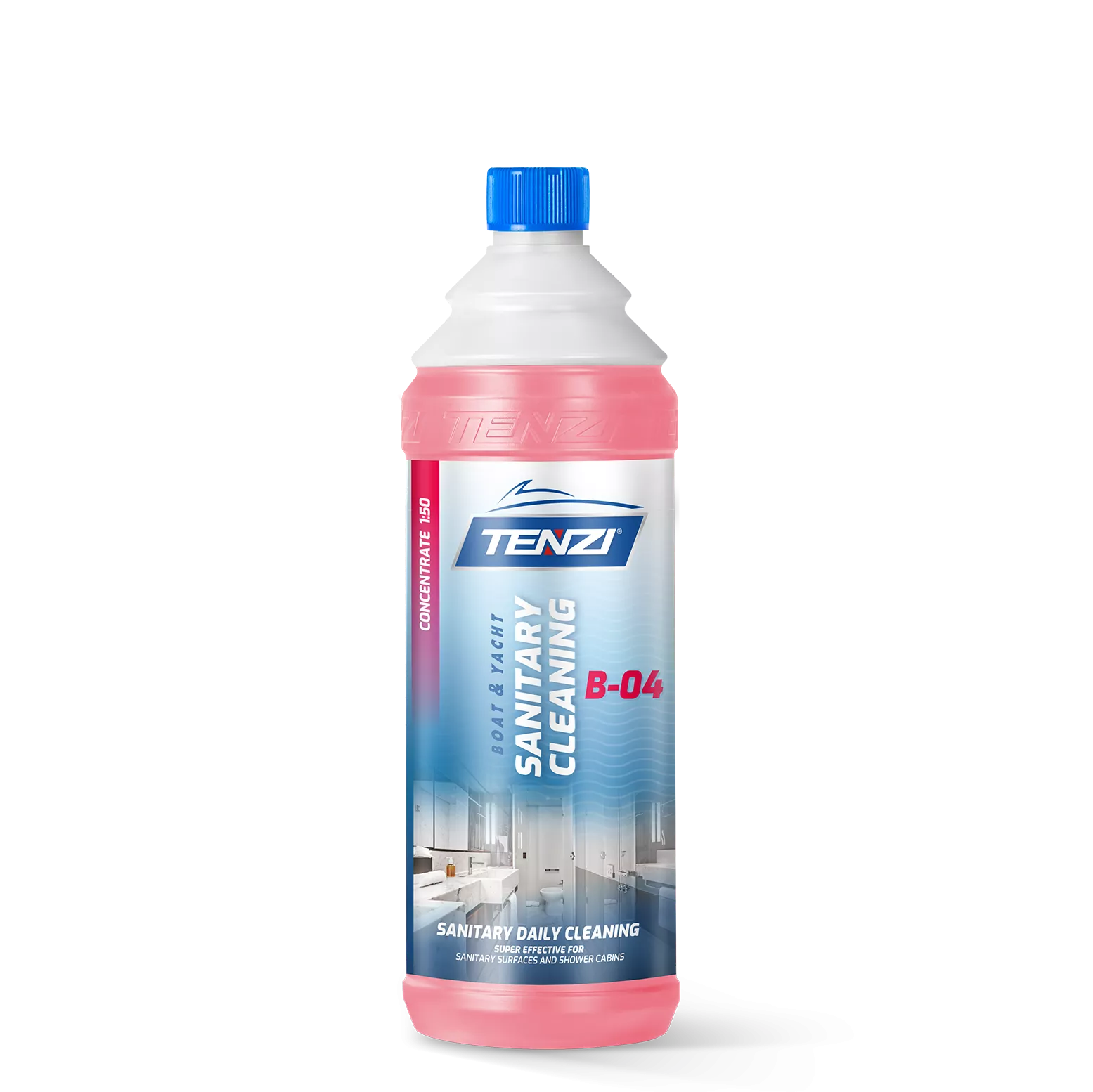 boat-sanitary-cleaning-b-04-1l TENZI Boat Sanitary Cleaning B-04 - Reiniger voor sanitaire ruimtes – Dagelijkse reiniging – Voor boten en jachten – 1L - Afbeelding 1