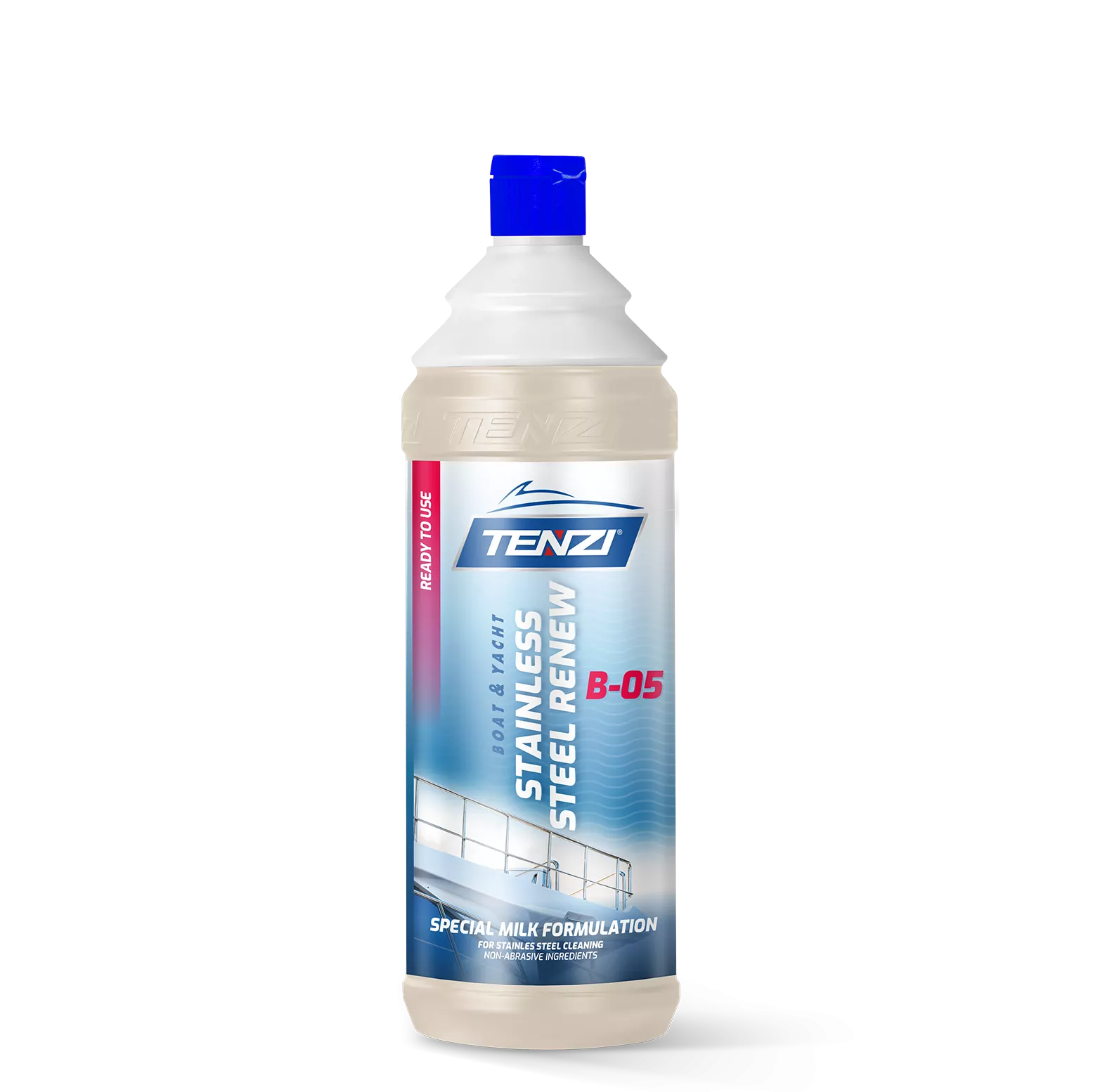 boat-stainless-steel-renew-b-05-1l TENZI Boat Stainless Steel Renew B-05 - Metaalreiniger – Licht alkalische melk – Voor boten en jachten – 1L - Afbeelding 1