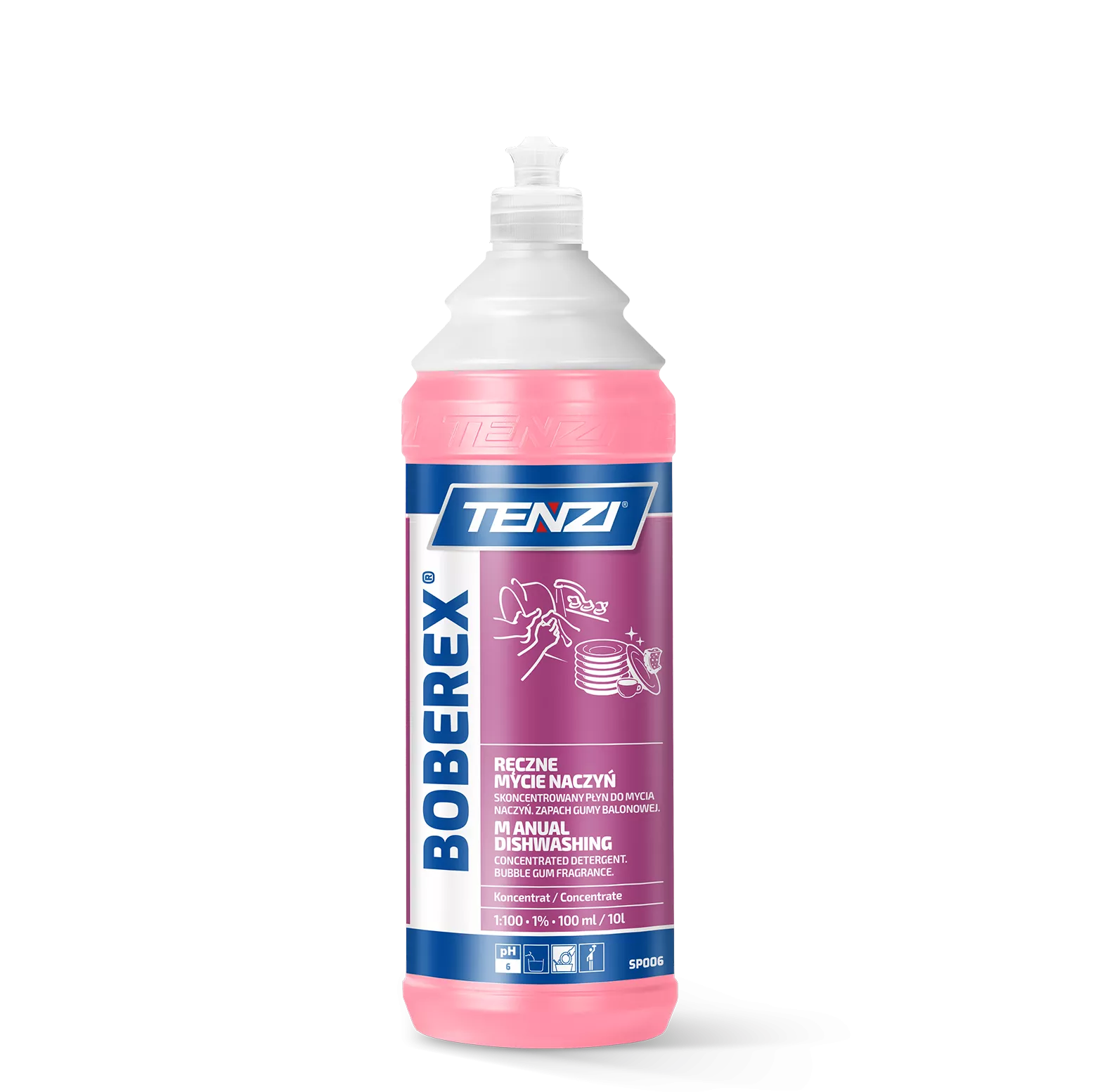 boberex-1l TENZI Boberex - Afwasmiddel – Concentraat - 1L - Afbeelding 1