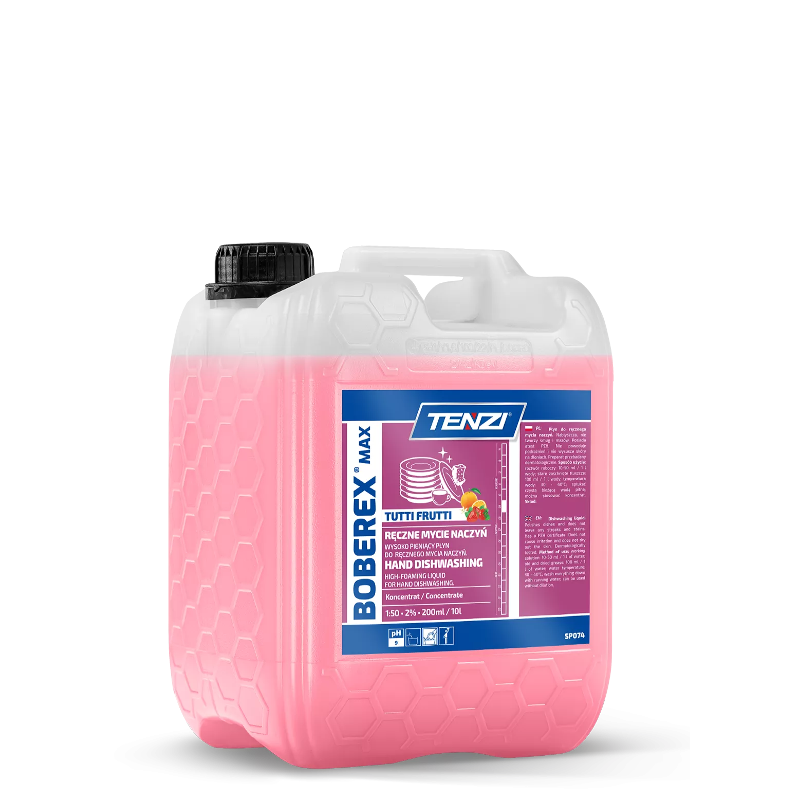 boberex-max-tutti-frutti-5l TENZI BOBEREX MAX TUTTI FRUTTI - Afwasmiddel – Concentraat – 5L - Afbeelding 1