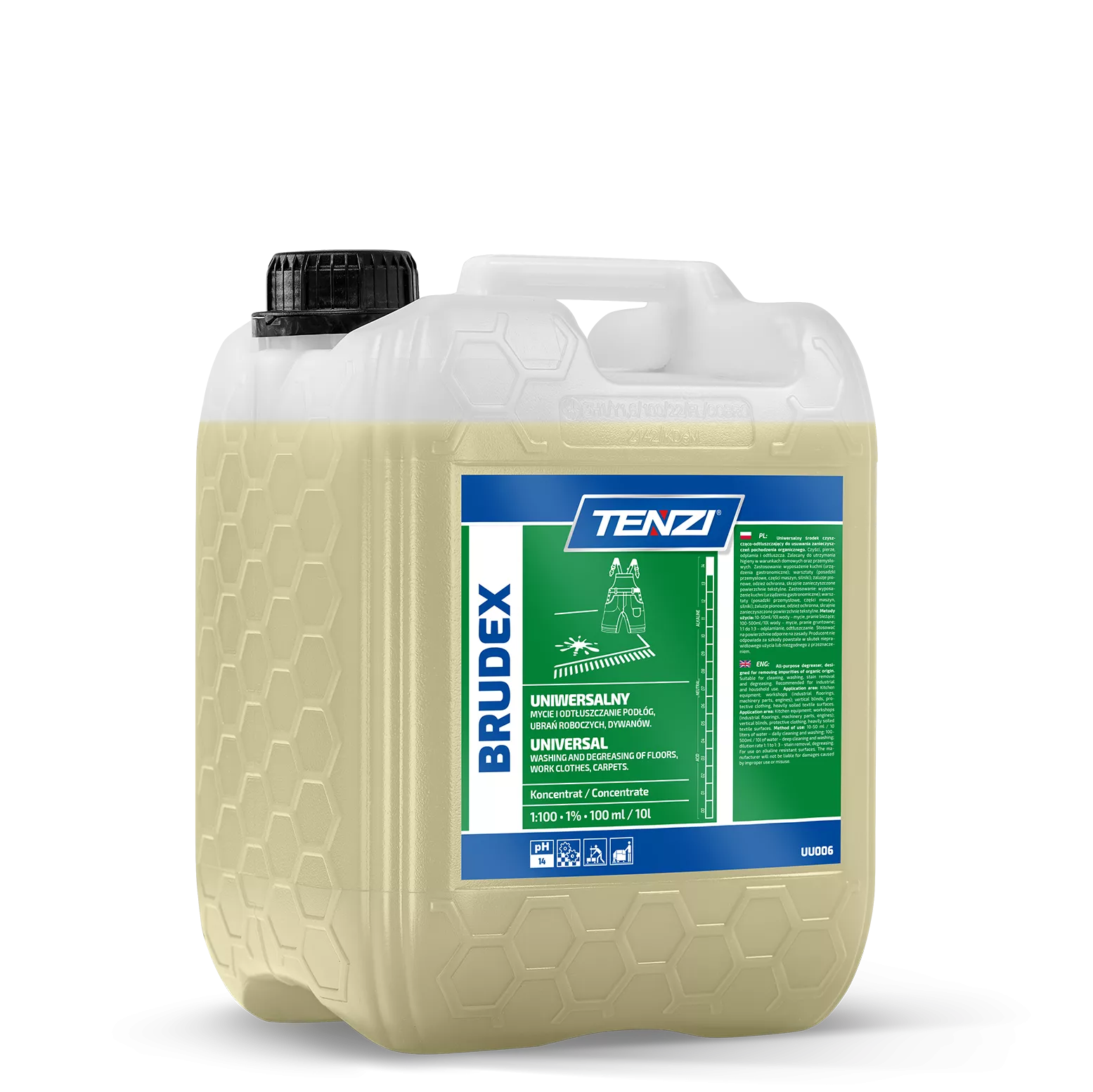 brudex-10l TENZI BRUDEX - Ontvettende vlekkenverwijderaar – 10L - Afbeelding 1