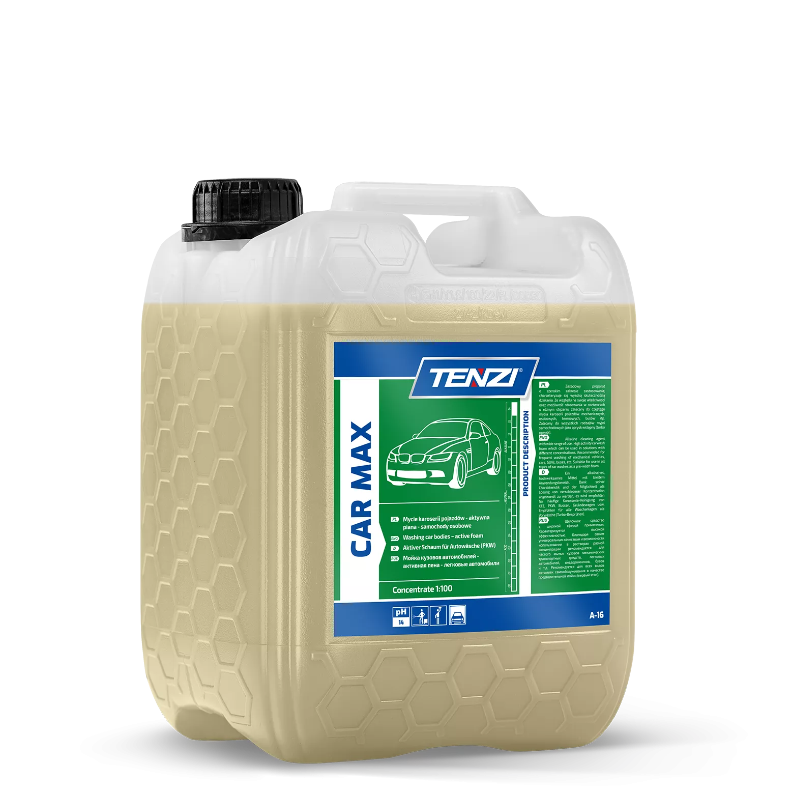 car-max-10l-2 TENZI Car Max - Actief schuim voor autowas - 10L - Afbeelding 1