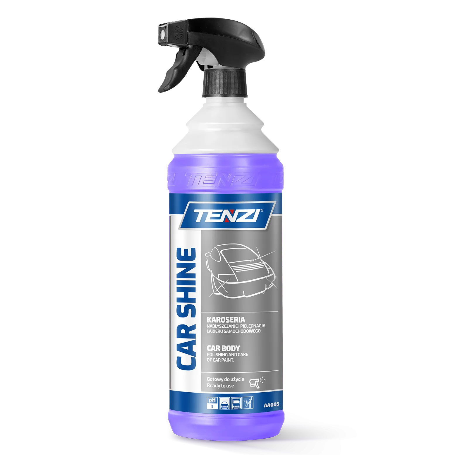 car-shine-1l TENZI Car Shine - Autospray - Glans - Krasverwijderaar - 1L - Afbeelding 1