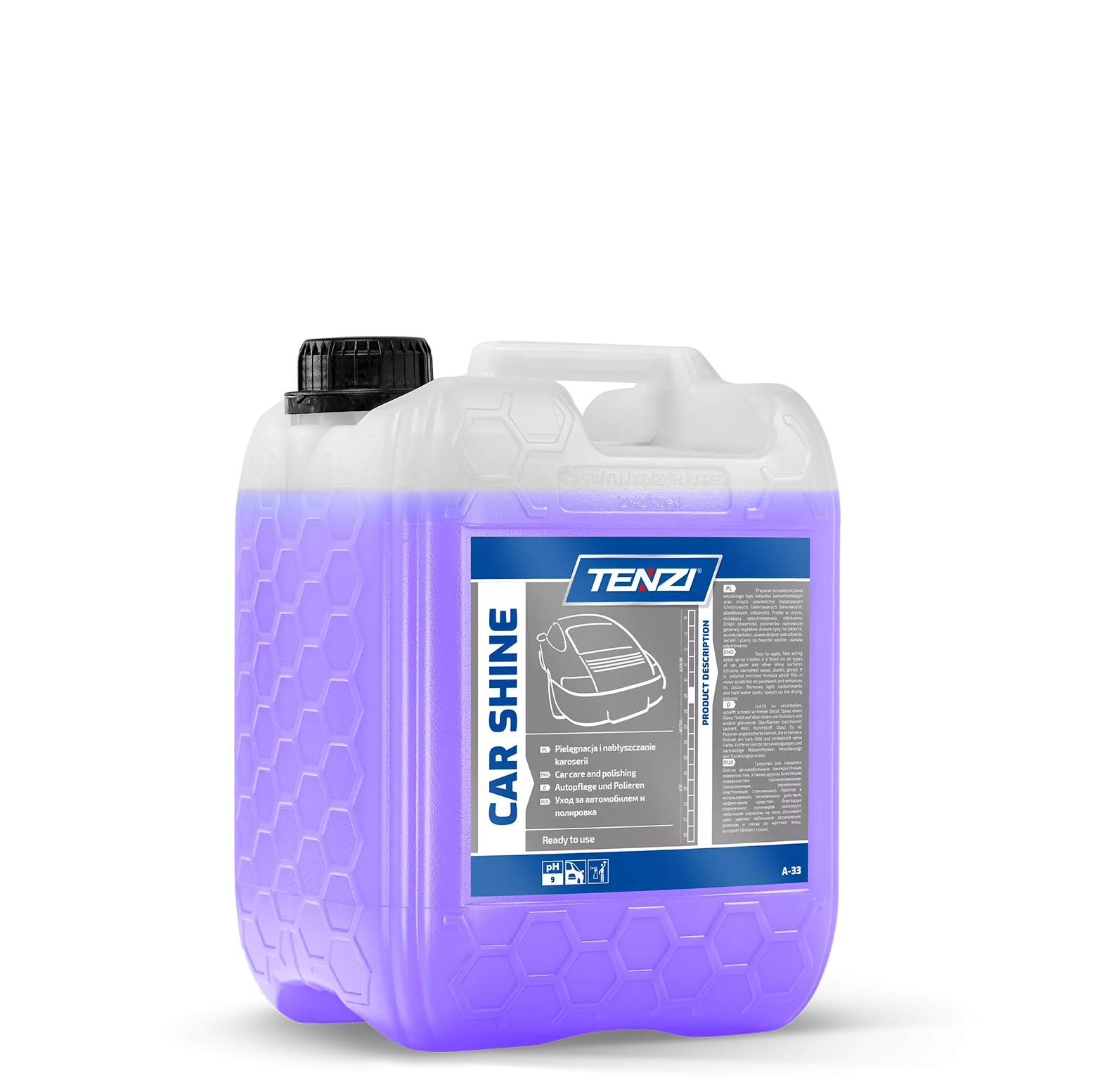 car-shine-5l TENZI Car Shine - Autospray - Glans - Krasverwijderaar - 5L - Afbeelding 1