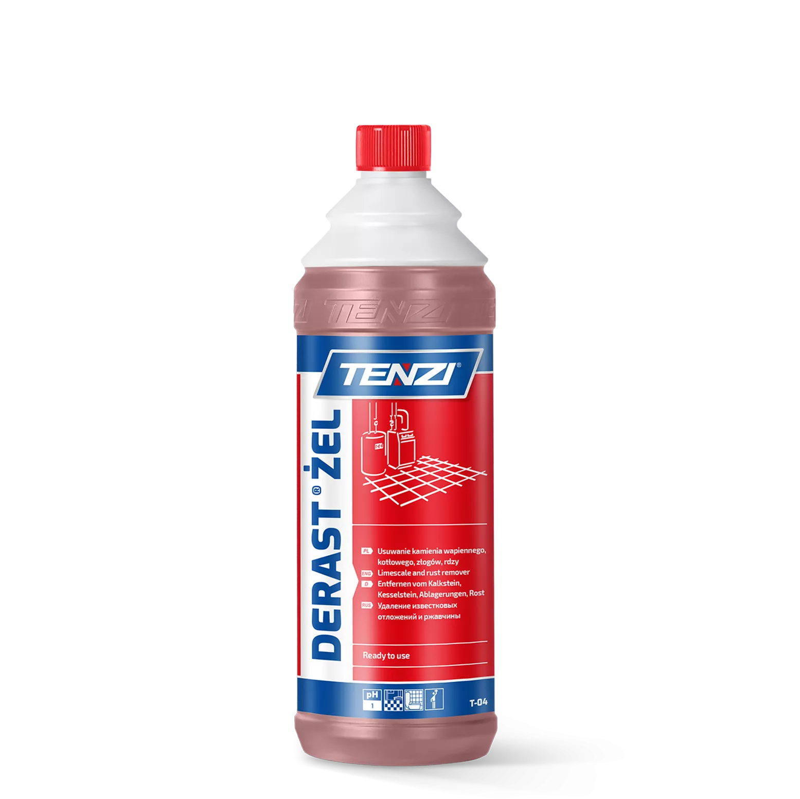 derastr-zel-1l TENZI Derast® GEL – Gel Roest- en kalkverwijderaar – 1L - Afbeelding 1