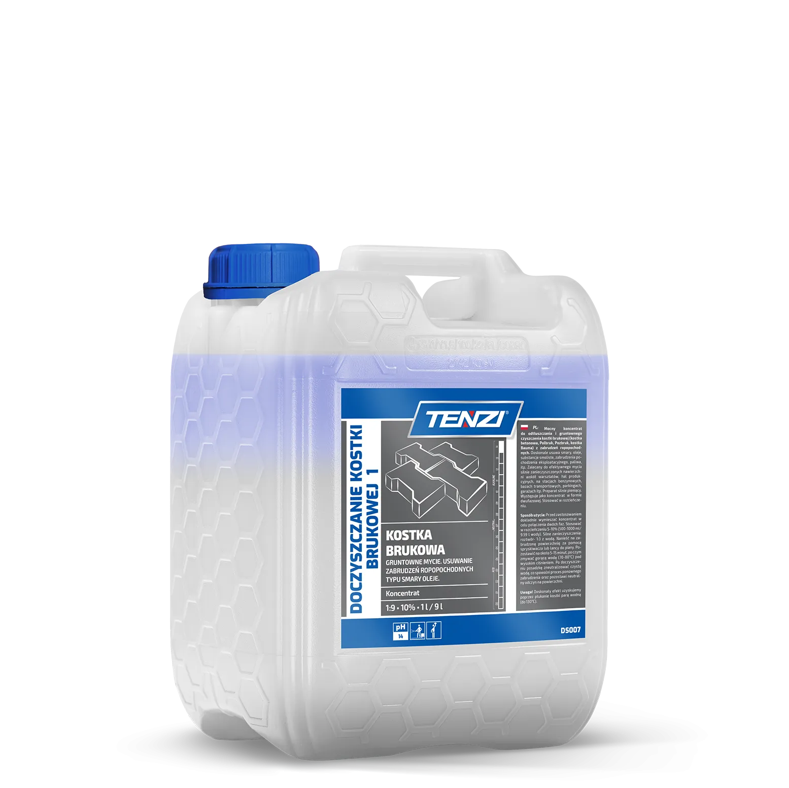 doczyszczanie-kostki-brukowej-1-5l TENZI Cleaning of Paving Stone 1 - Bestratingsreiniger - 5L - Afbeelding 1