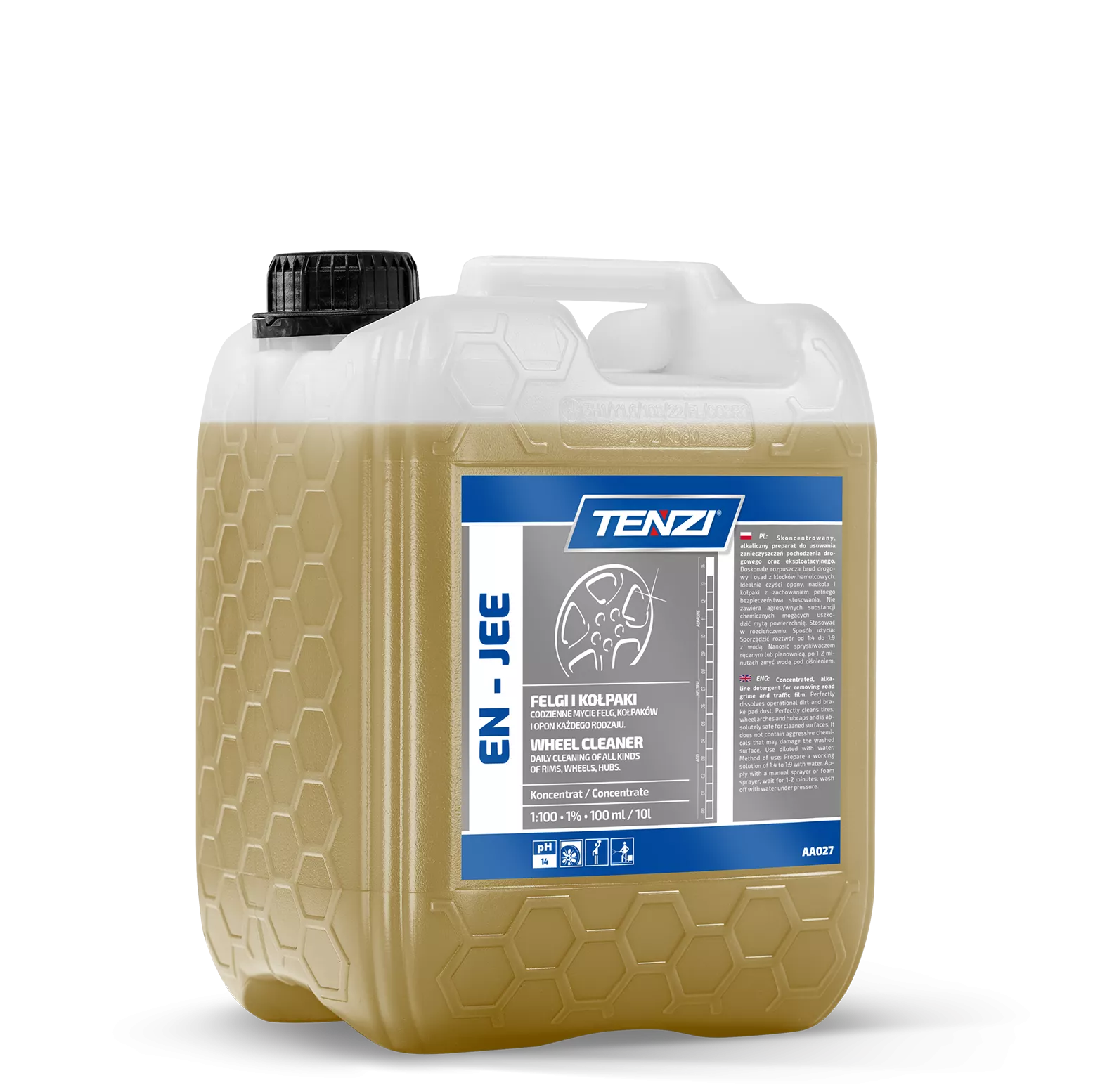 en-jee-10l TENZI En-Jee - Velgenreiniger - Wielreiniger - Concentraat - 10L - Afbeelding 1