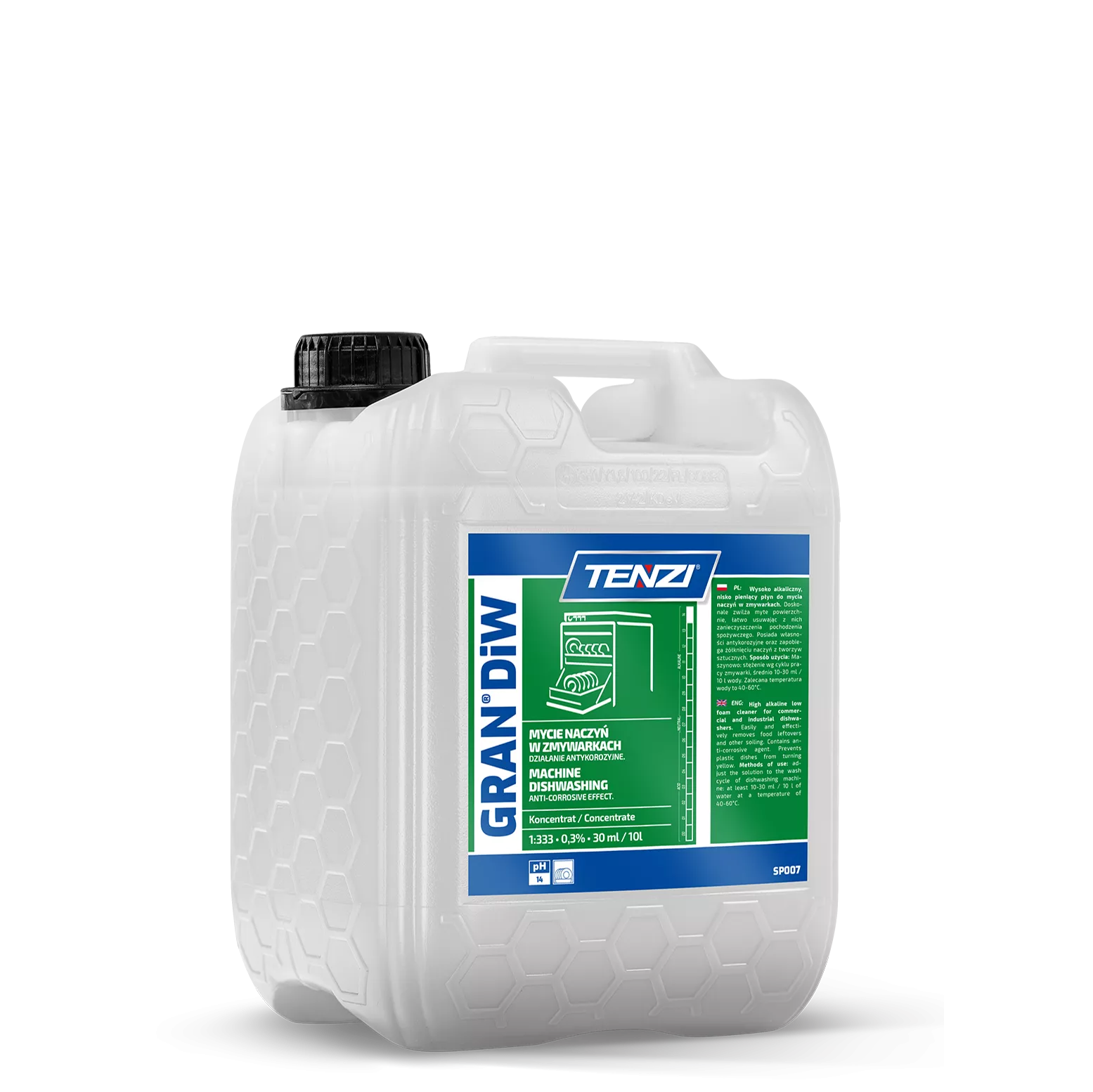 gran-diw-5l TENZI Gran Diw - Vaatwasmiddel - Concentraat - 5L - Afbeelding 1