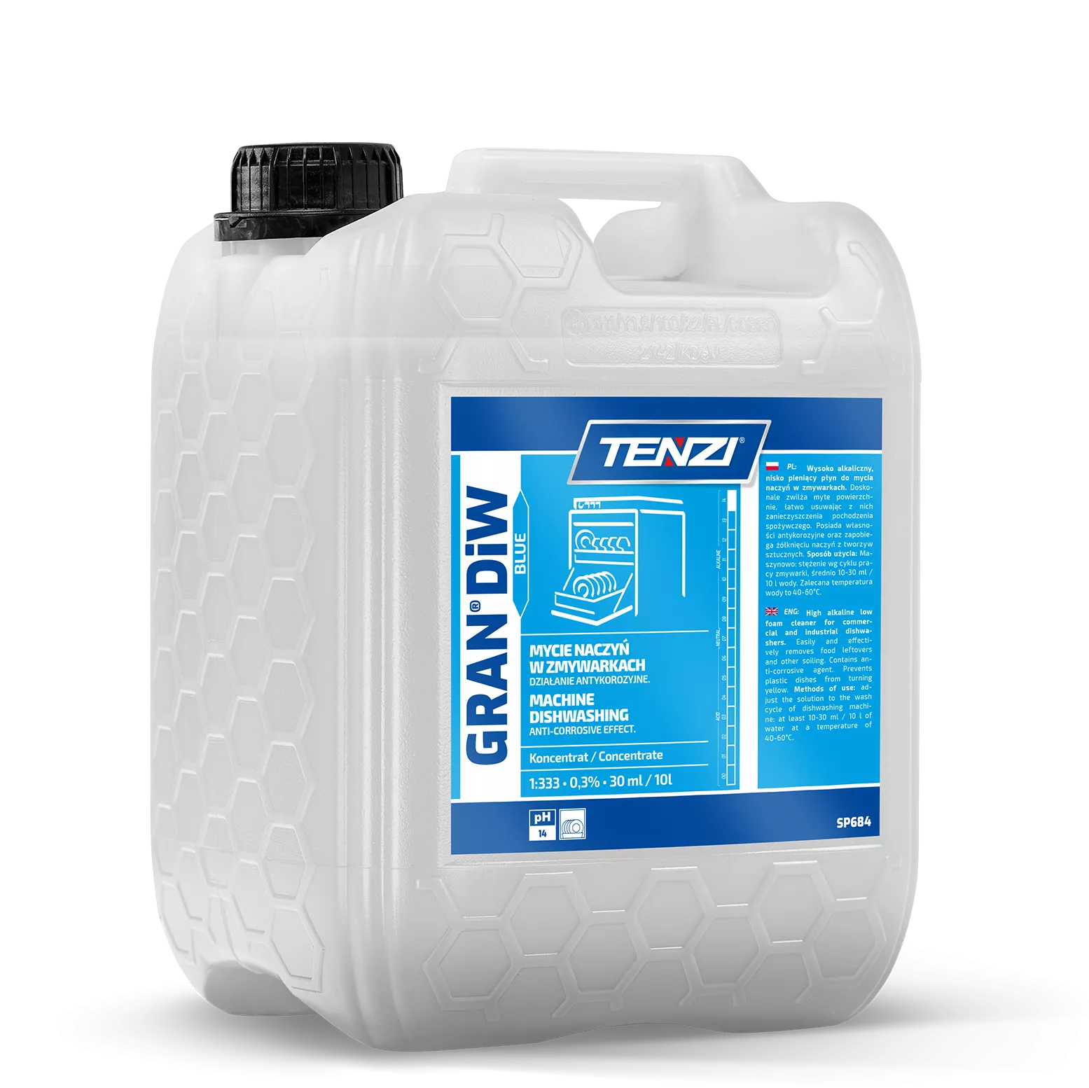 gran-diw-blue-20l TENZI Gran DIW BLUE – Vaatwasmiddel – 20L - Afbeelding 1