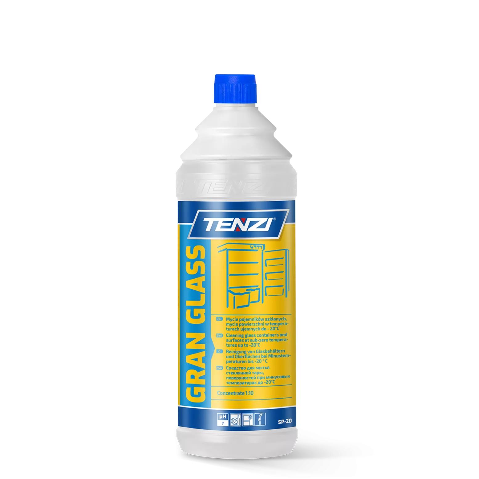 gran-glass-1l TENZI Gran Glass - Koelkastreiniger - 1L - Afbeelding 1