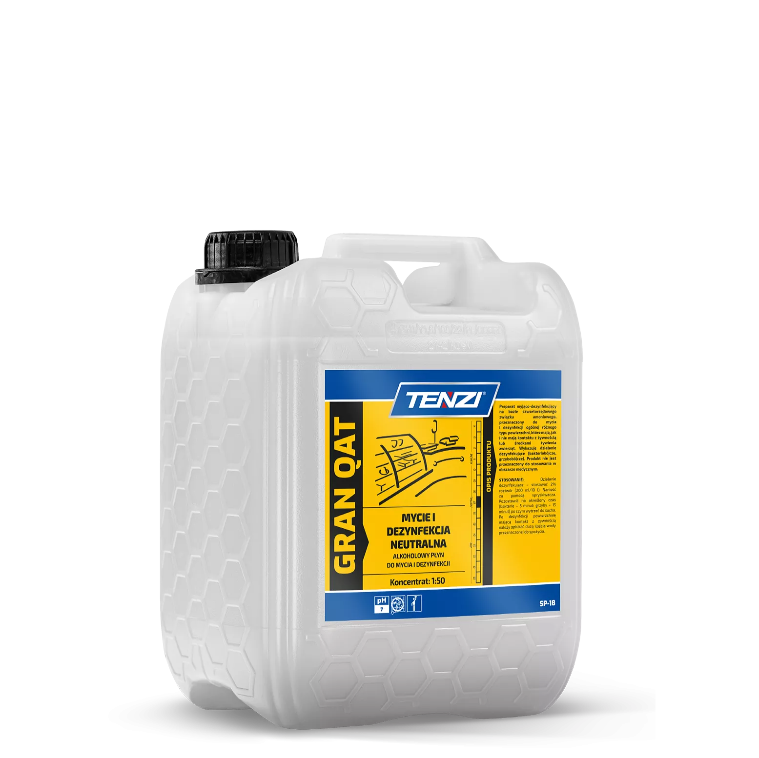 gran-qat-5l-2 TENZI Gran Qat - Neutrale reiniging en desinfectie - 5L - Afbeelding 1
