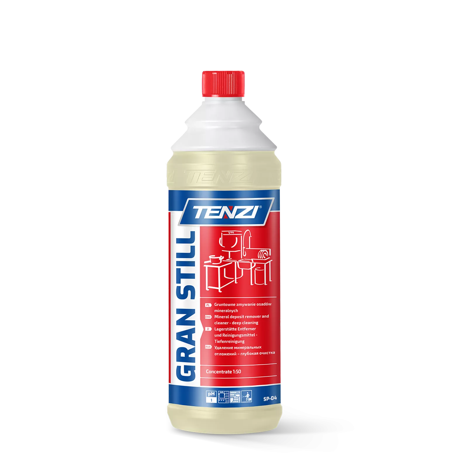 gran-still-1l TENZI Gran Still - Reiniger voor roestvrij staal - Concentraat - 1L - Afbeelding 1