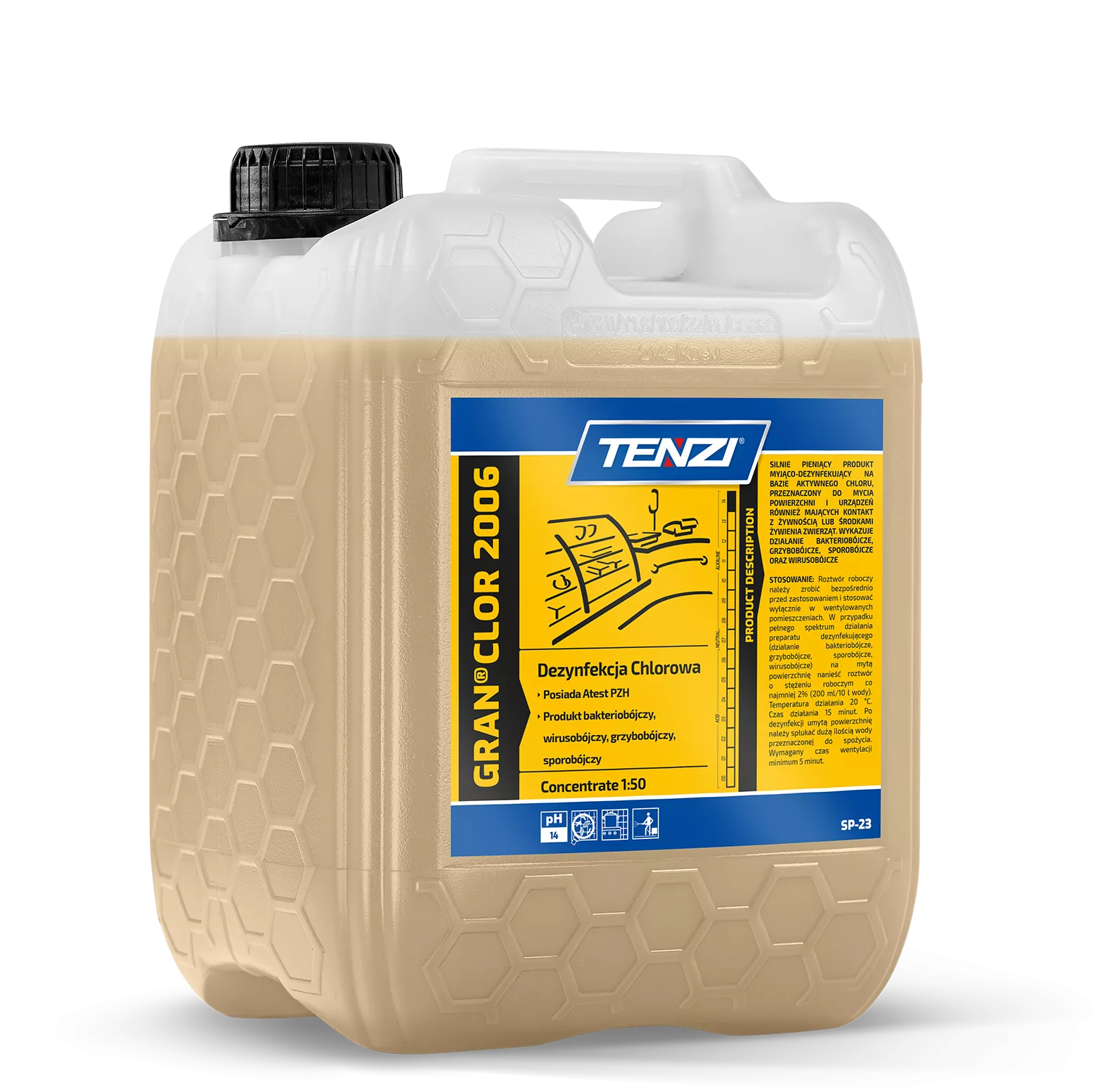 granclor-2006-20l-2 TENZI GranClor 2006 - Chloorreiniger en desinfectie - Voedselindustrie - 20L - Afbeelding 1