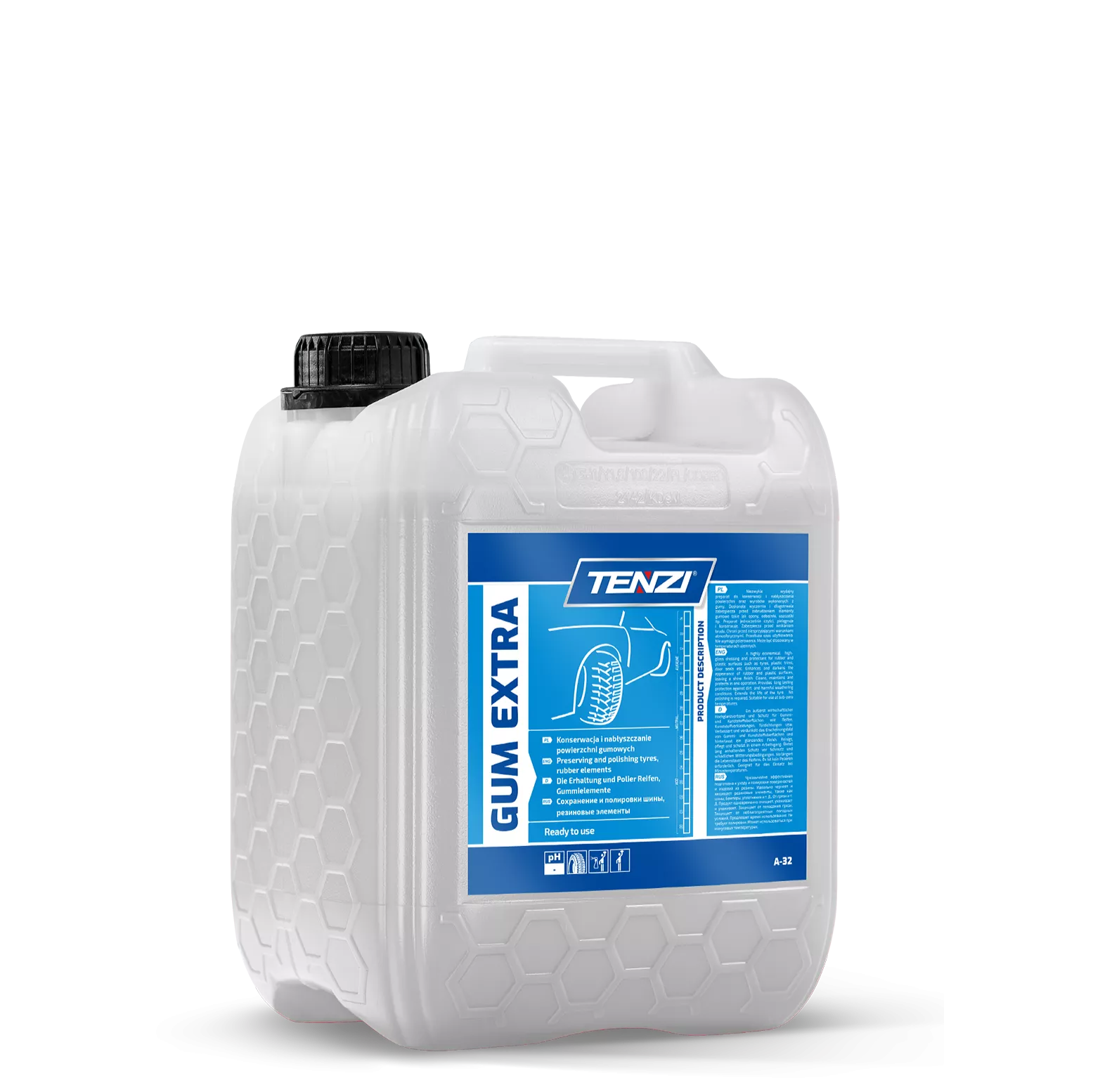 gum-extra-5l TENZI GUM EXTRA - TENZI GUM Extra GT - Bandenverzorging - Preparaat voor het behoud van banden, rubber, afdichtingen - 5L - Afbeelding 1