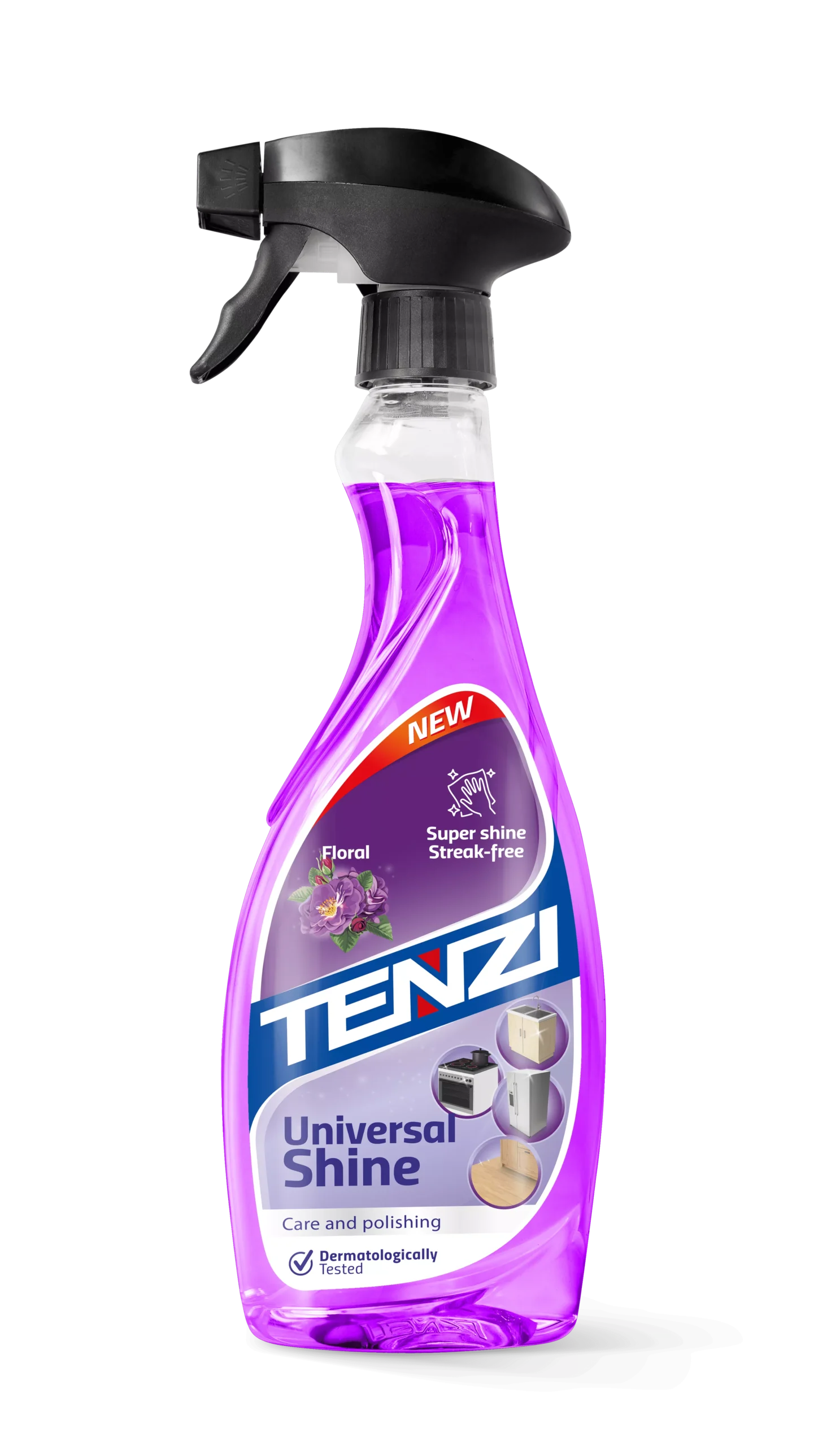 home-pro-polysk-uniwersalny-05l TENZI HOME PRO UNIVERSAL SHINE - Universeel reinigings- en verzorgingsmiddel - 0,5L - Afbeelding 1