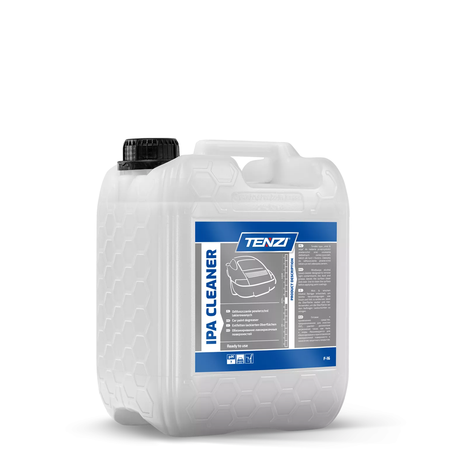 ipa-cleaner-5l TENZI IPA Cleaner - Ontvetter voor carrosserie - Voorbereiding op coating of lakken - 5L - Afbeelding 1