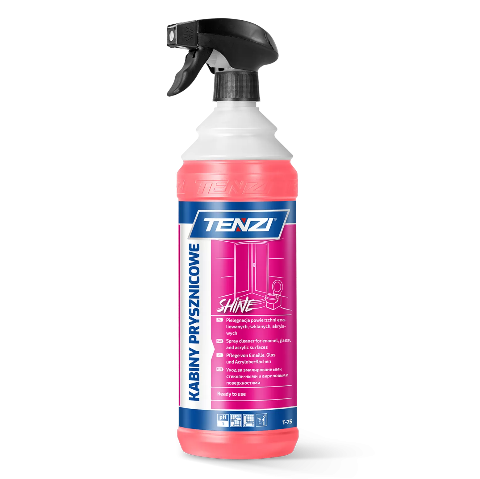 kabiny-prysznicowe-shine-1l TENZI Shower Cabin Shine - Douchecabinereiniger – 1L - Afbeelding 1