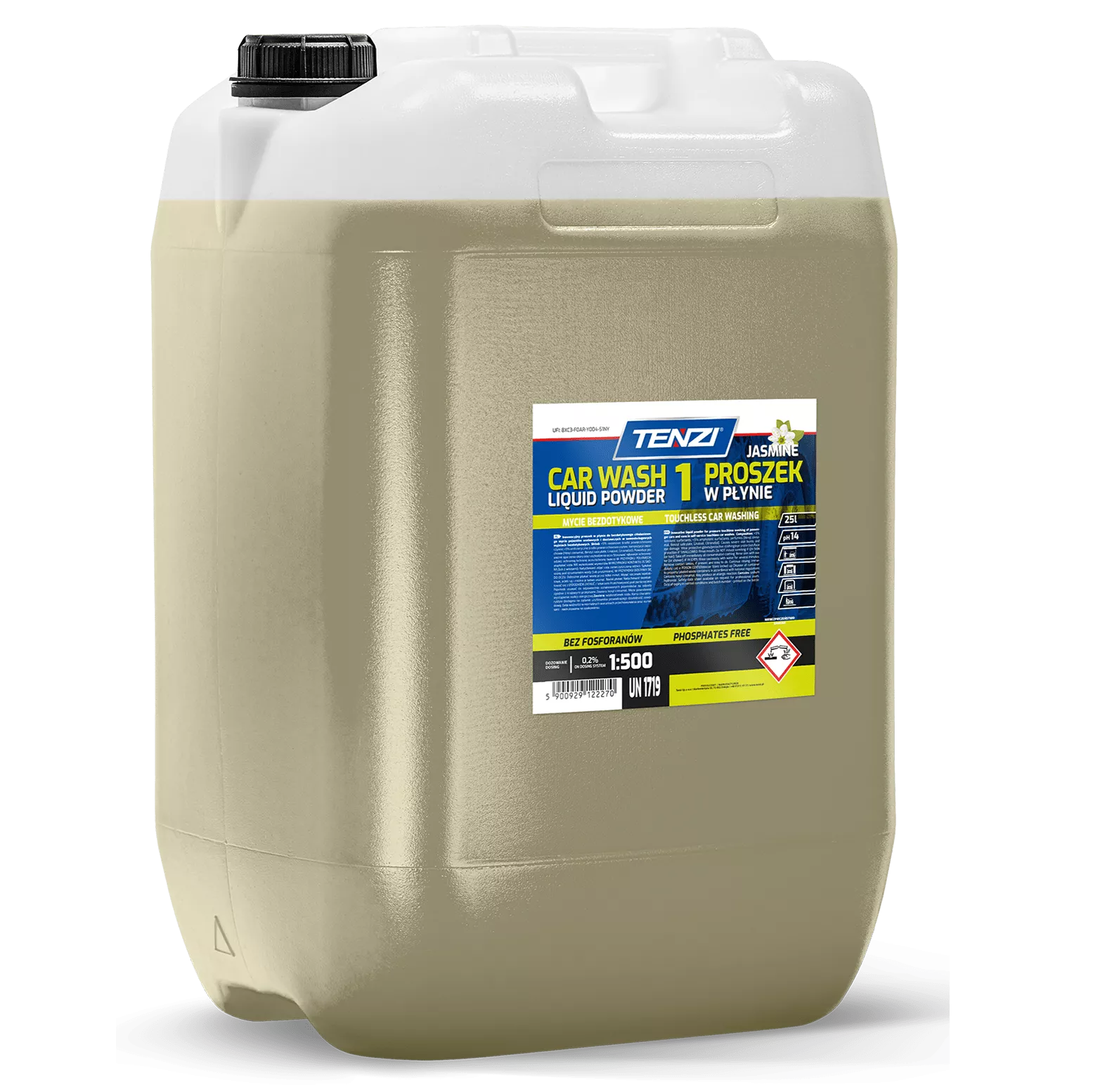 liquid-powder-proszek-w-plynie-1-jasmine-25l TENZI LIQUID POWDER 2 JASMINE - Poeder voor touchless wasstraten - Autowassen onder hoge druk - 25L - Afbeelding 1