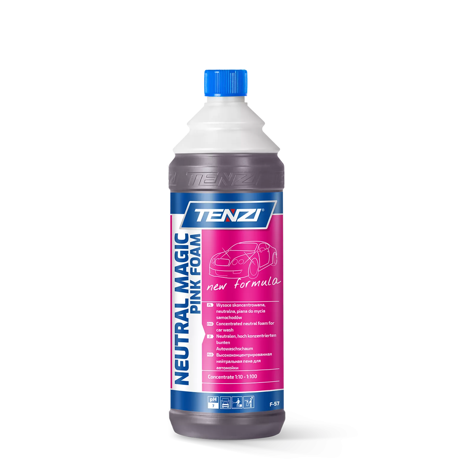 neutral-magic-foam-pink-1l TENZI NEUTRAL MAGIC FOAM PINK - Actief schuim autoshampoo - 1L - Afbeelding 1