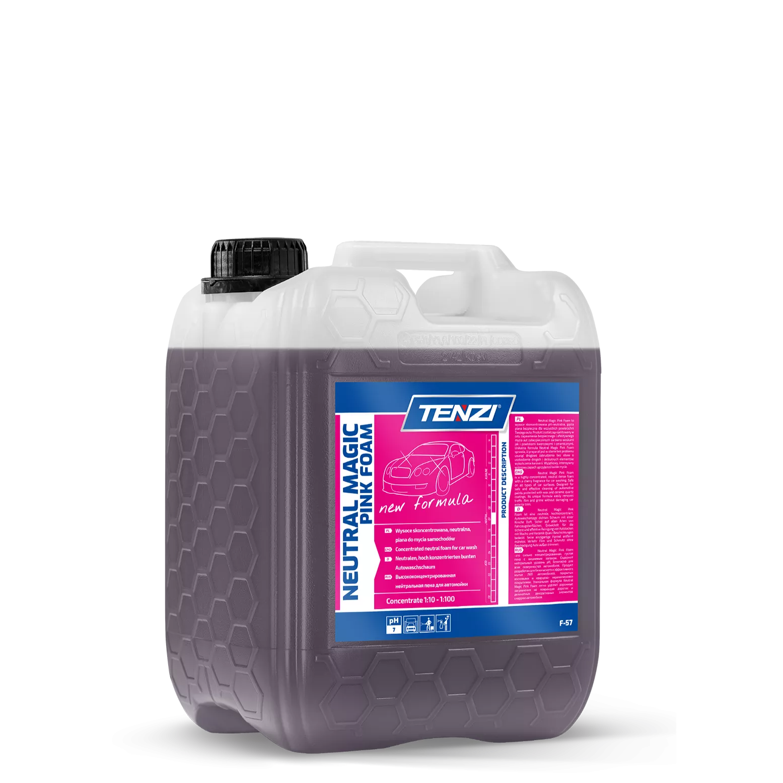 neutral-magic-foam-pink-5l TENZI NEUTRAL MAGIC FOAM PINK - Actief schuim autoshampoo - 5L - Afbeelding 1