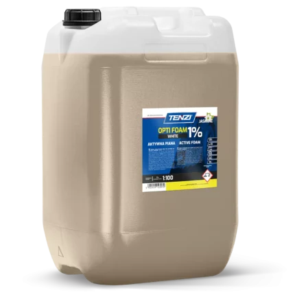 TENZI OPTI FOAM WHITE 1% JASMINE - OPTI FOAM WHITE 1% - Actieve schuim voor autowas - Geconcentreerd - Jasmijngeur – 25L
