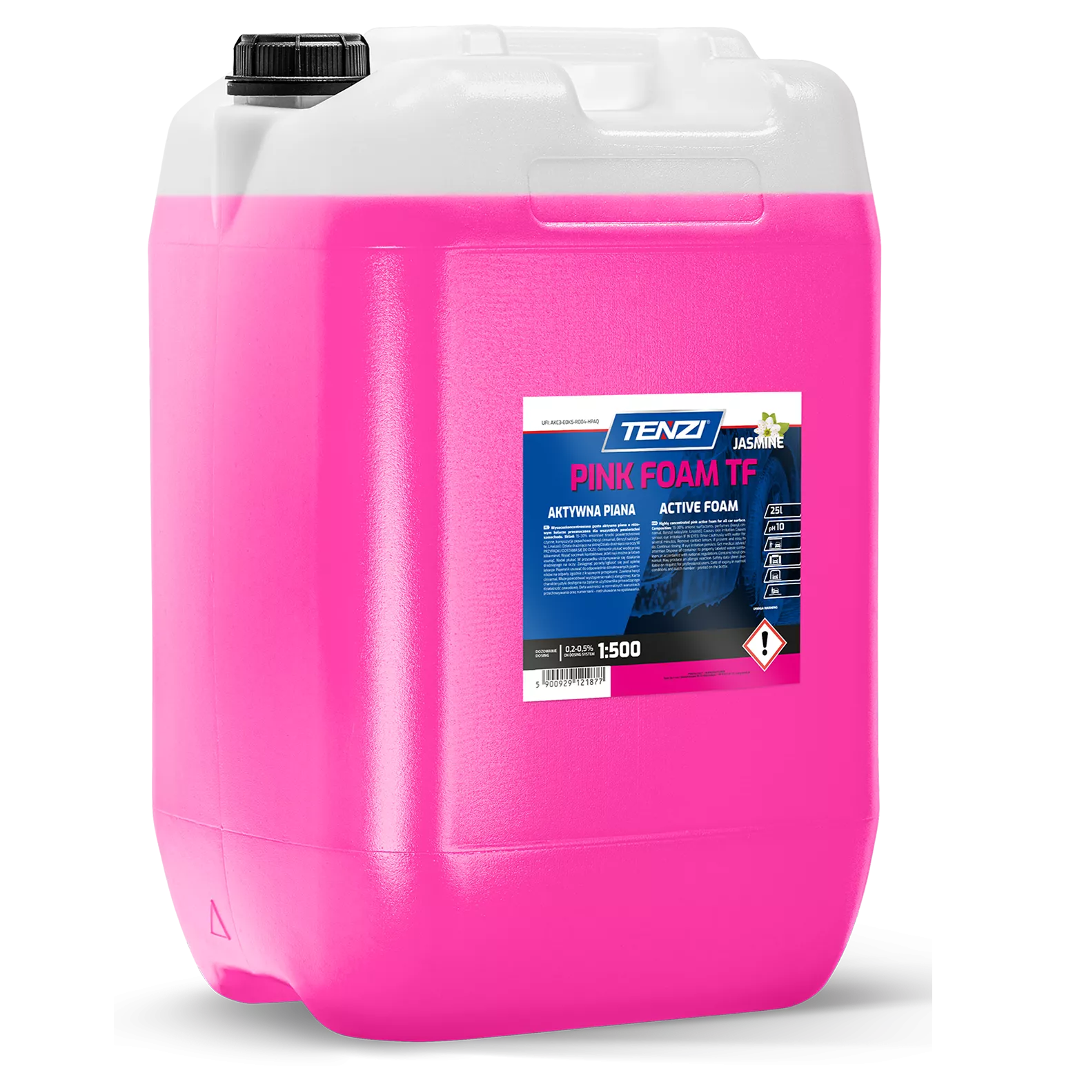 pink-foam-tf-jasmine-25l TENZI PINK FOAM TF JASMINE - Actief schuim voor autowas - Voor wasstraten - 25L - Afbeelding 1