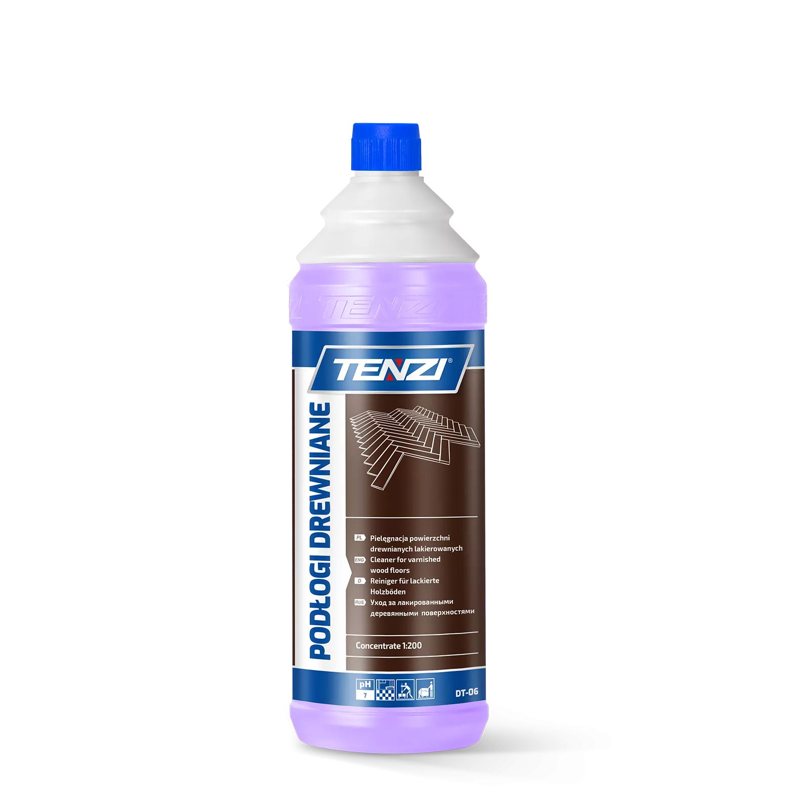 podlogi-drewniane-1l TENZI PODŁOGI DREWNIANE - Reiniger voor gelakte houten vloeren - 1L - Afbeelding 1