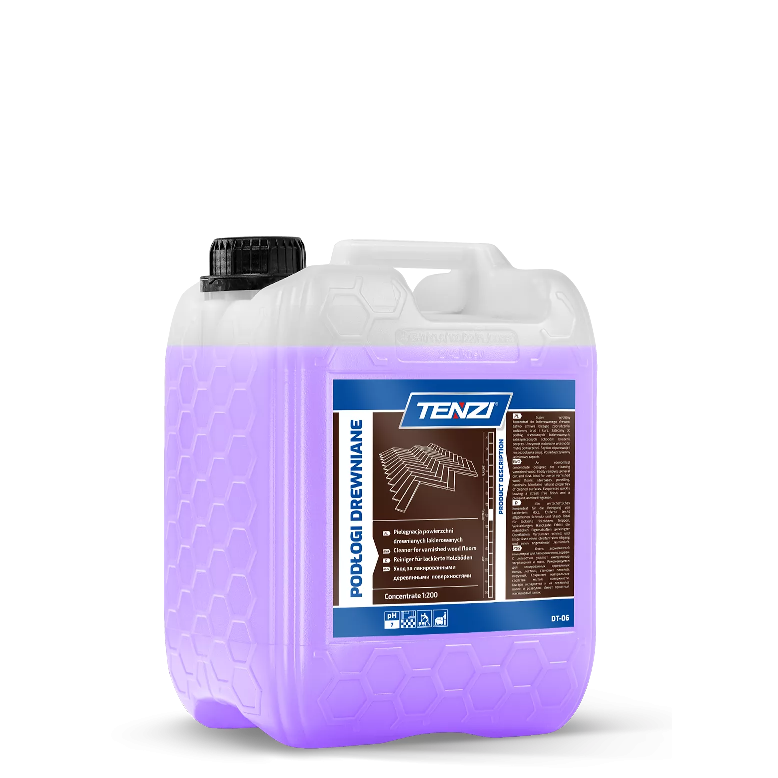 podlogi-drewniane-5l TENZI Wooden Floors - Reiniger voor gelakte houten vloeren - 5L - Afbeelding 1