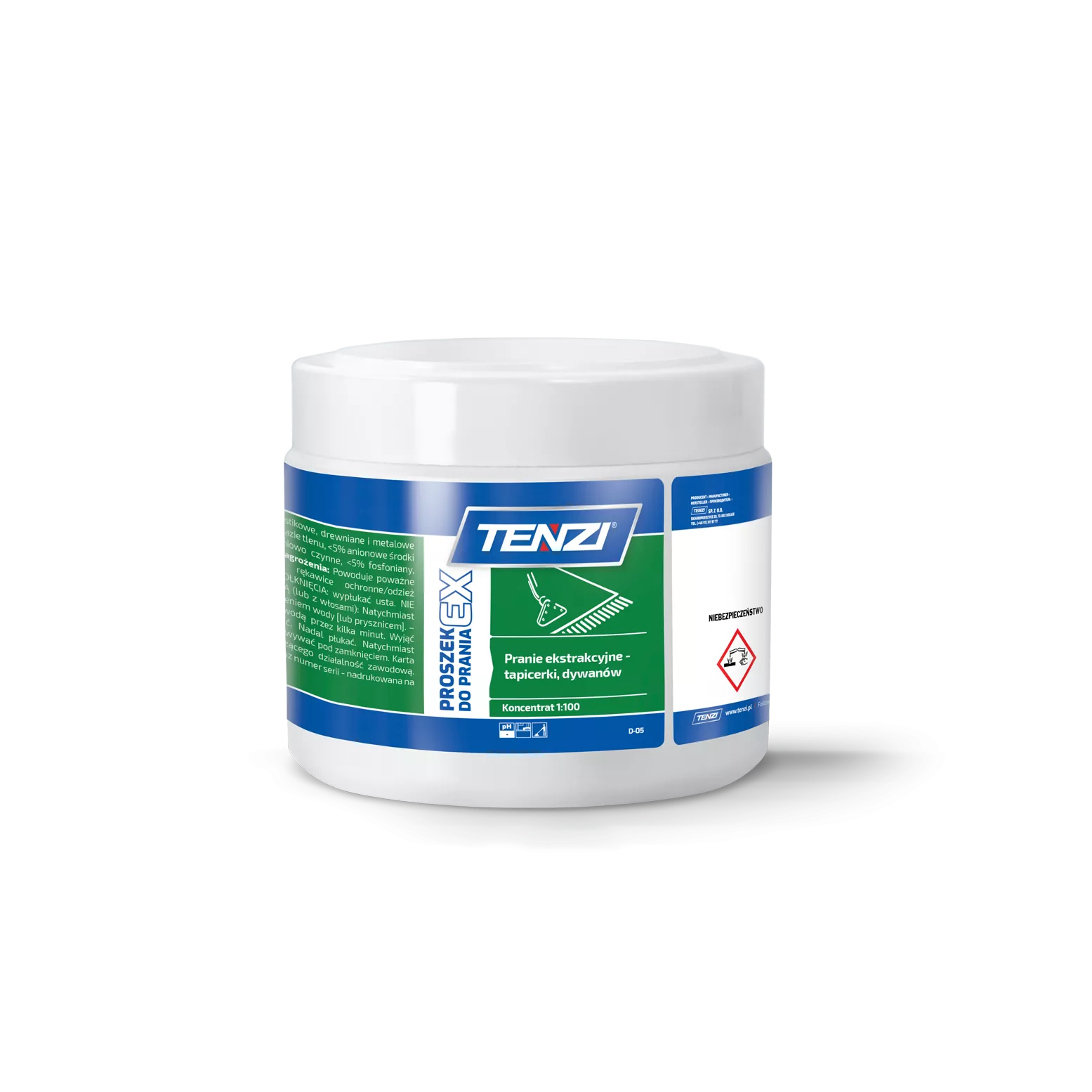 proszek-do-prania-ex-05kg TENZI EX - Poeder voor extractiereiniging van tapijten - 0,5KG - Afbeelding 1
