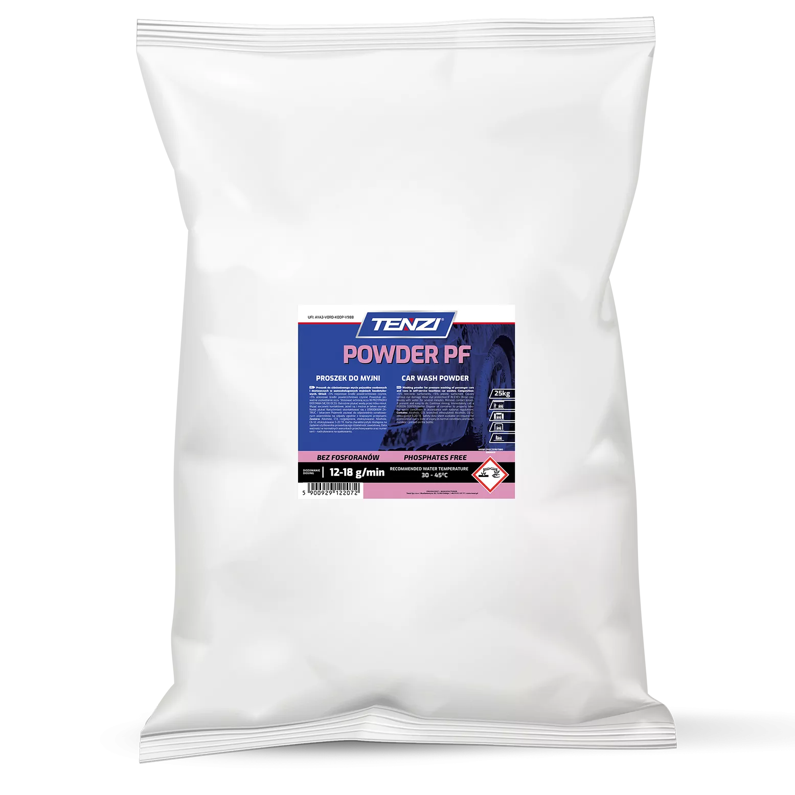 proszek-powder-pf-25-kg-13 TENZI POWDER PF - Poeder voor touchless wasstraten - 25 kg - Afbeelding 1