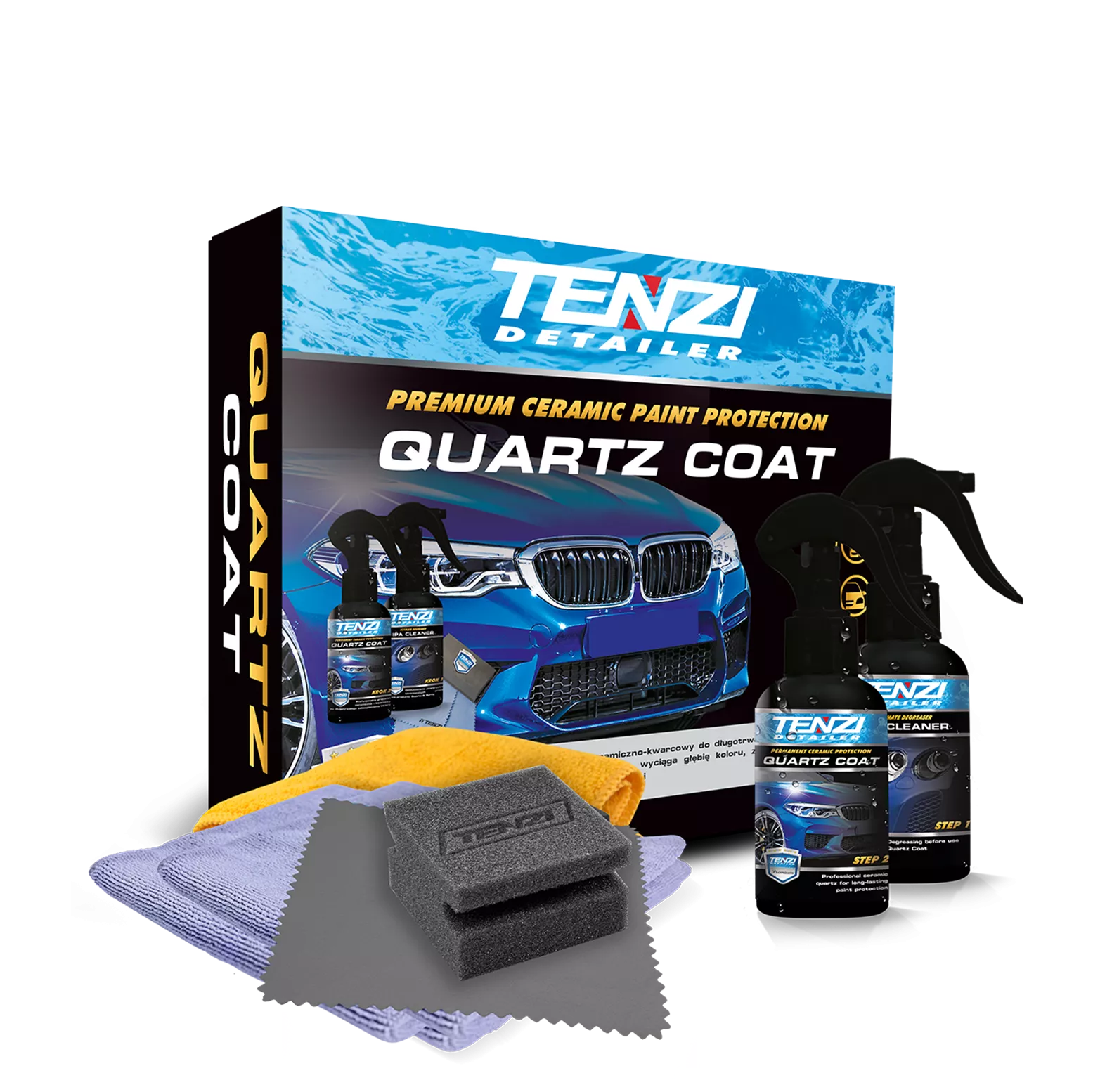 quartz-coat-01l-2 TENZI Detailer QUARTZ COAT - Keramische kwartscoating voor lak - 0,1L - Afbeelding 1