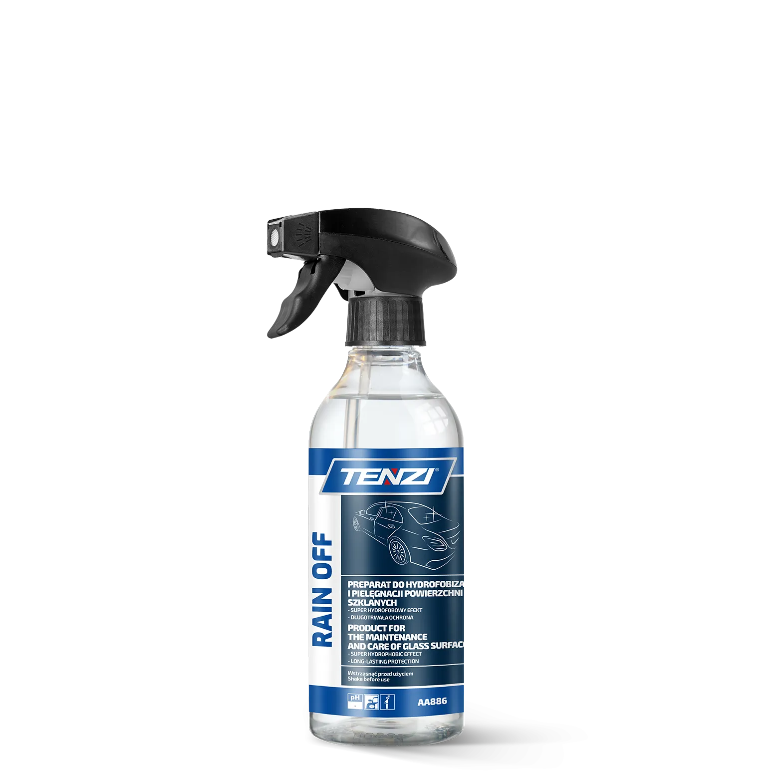 rain-off-05l-2 TENZI Rain Off - Waterafstotende glascoating - Anti-regen - 0,5L - Afbeelding 1