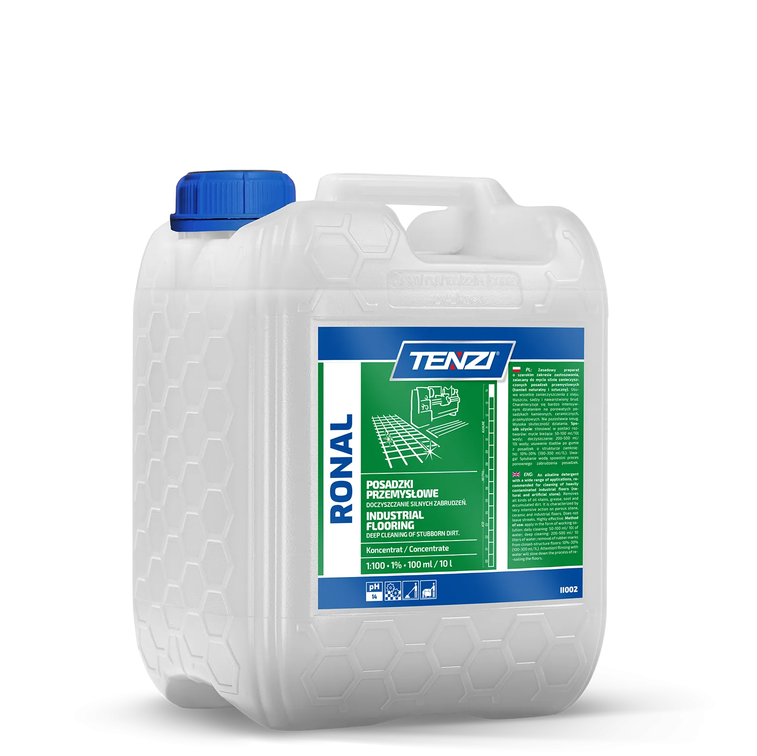 ronal-10l TENZI Ronal - Industriële vloerreiniger - 10L - Afbeelding 1