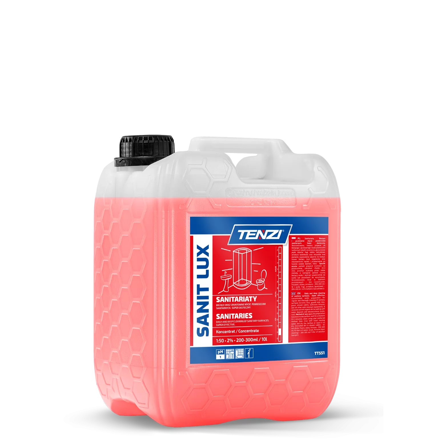 sanit-lux-5l TENZI SANIT LUX - Badkamerreiniger – 5L - Afbeelding 1