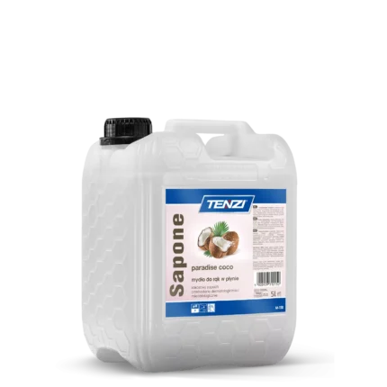 TENZI SAPONE PARADISE COCO (wit) - Vloeibare zeep met kokosgeur - 5L