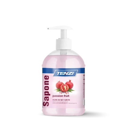 TENZI SAPONE PASSION FRUIT (roze) - Vloeibare zeep met fruitgeur - 0,5L