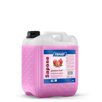 TENZI SAPONE PASSION FRUIT (roze) - Vloeibare zeep met fruitgeur - 5L