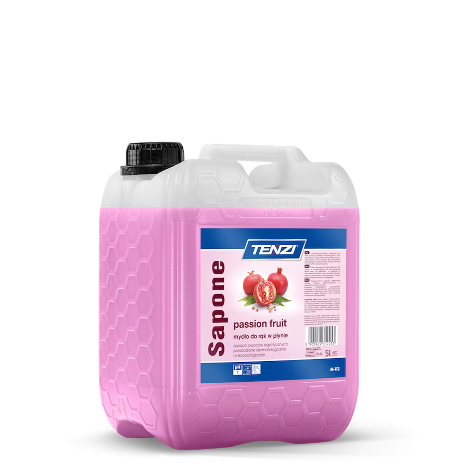 sapone-passion-fruit-rozowe-5l TENZI SAPONE PASSION FRUIT (roze) - Vloeibare zeep met fruitgeur - 5L - Afbeelding 1