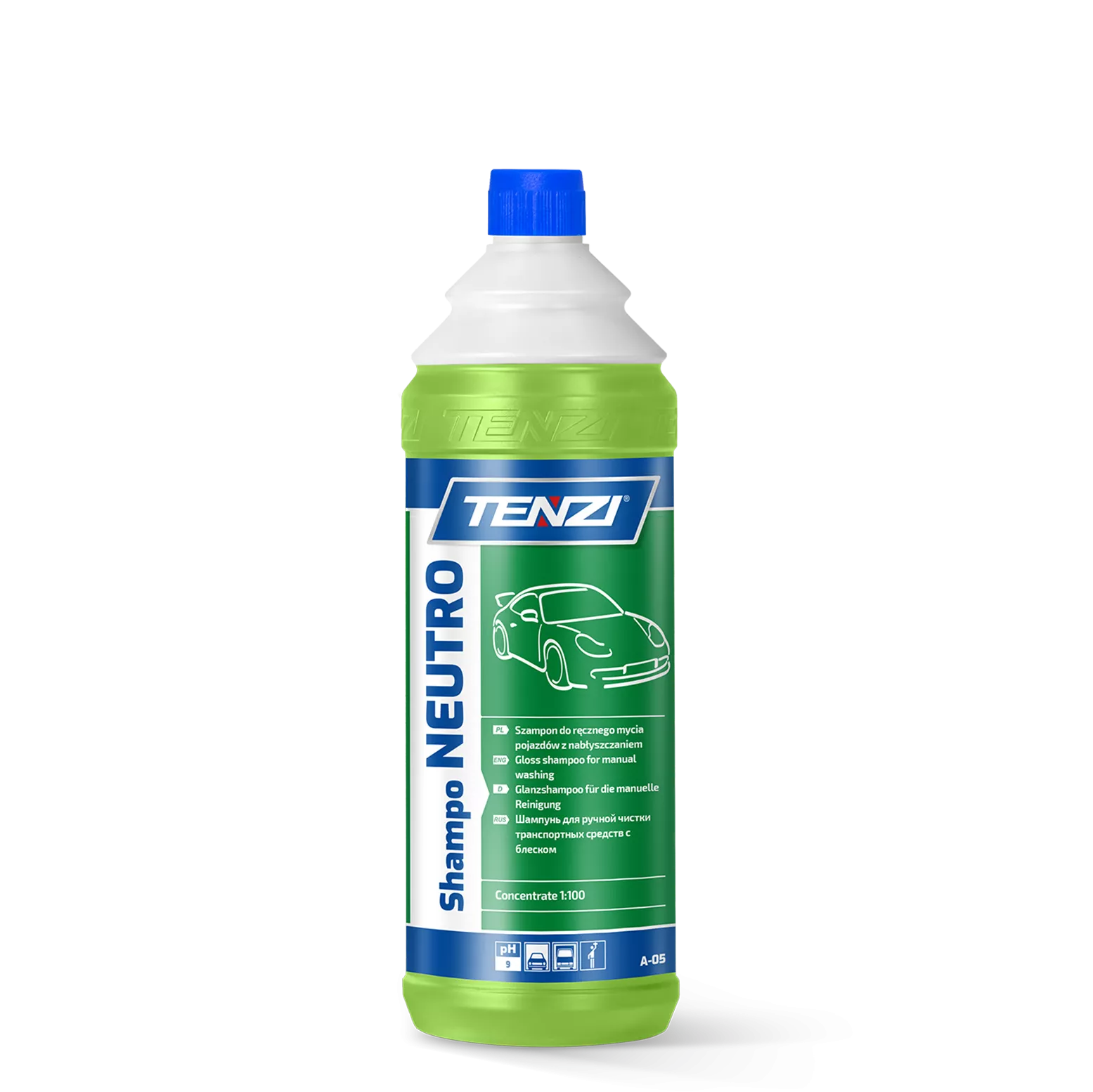 shampo-neutro-1l TENZI Shampo Neutro - Autoshampoo met neutrale pH - 1L - Afbeelding 1