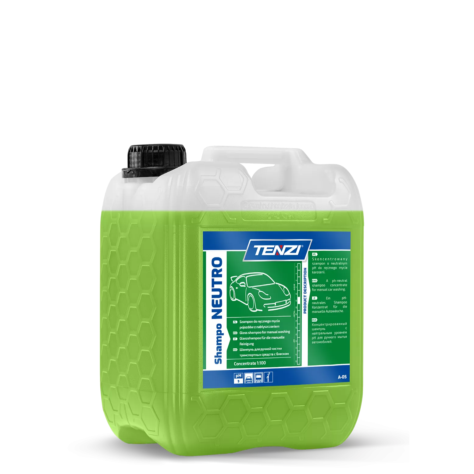 shampo-neutro-5l TENZI Shampo Neutro - Autoshampoo met neutrale pH - 5L - Afbeelding 1
