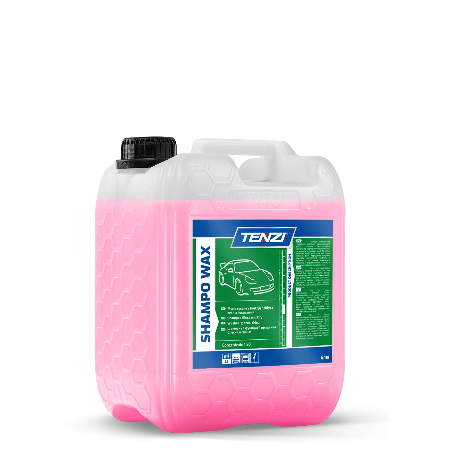 shampo-wax-5l TENZI Shampo Wax - Autoshampoo met Carnaubawas - 5L - Afbeelding 1