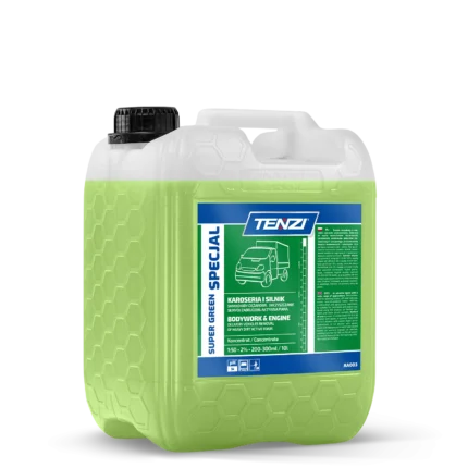 TENZI Super Green Specjal - Reinigingsmiddel voor vrachtwagens, bussen, landbouwmachines - 10L