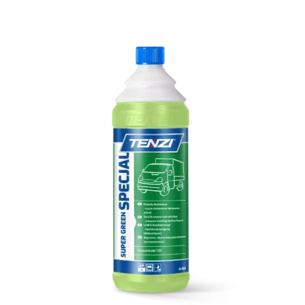 TENZI Super Green Specjal - Reinigingsmiddel voor vrachtwagens, bussen, landbouwmachines - 1L