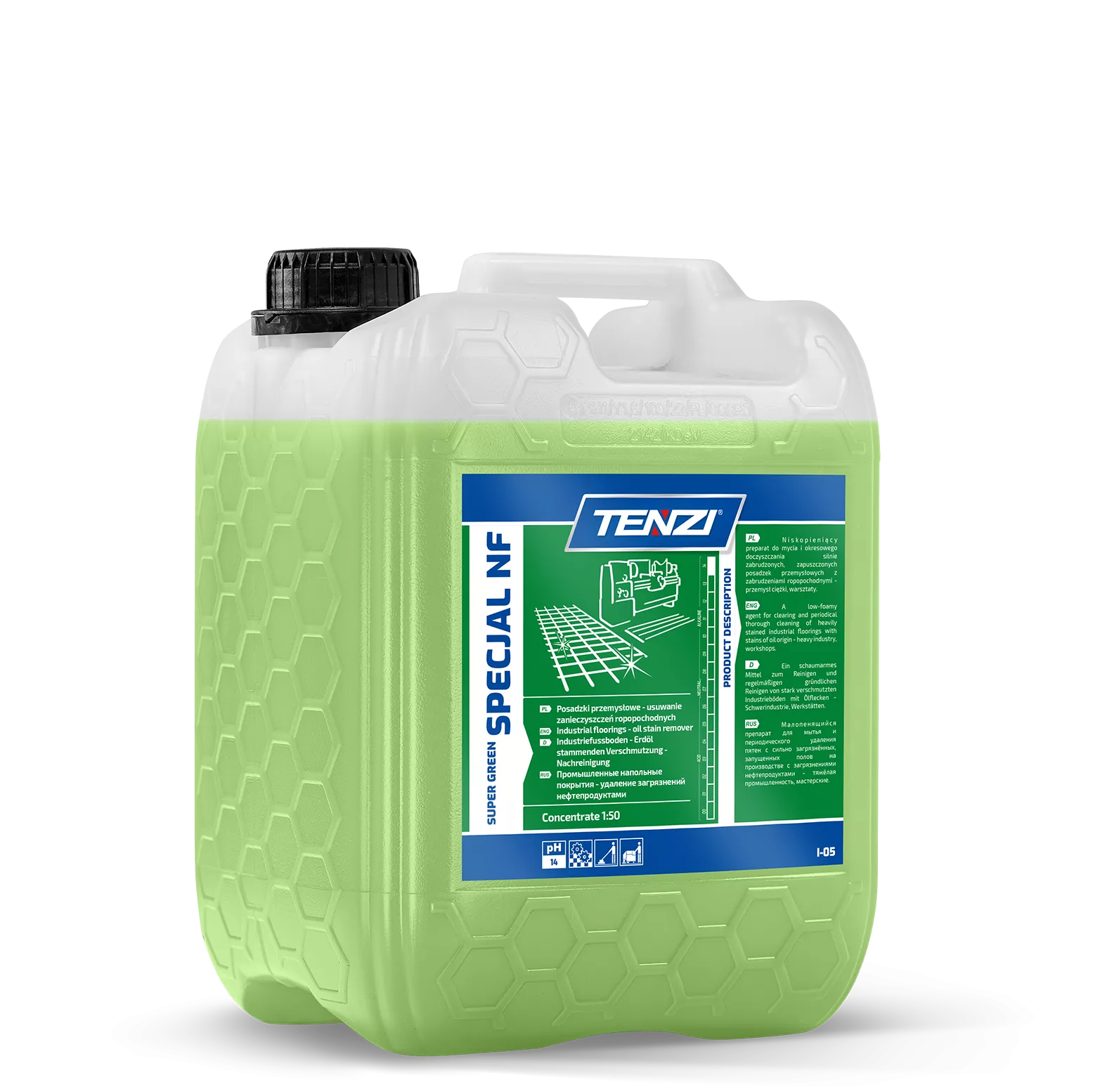 super-green-specjal-nf-10l TENZI Super Green Specjal NF - Werkplaatsvloerreiniger - 10L - Afbeelding 1