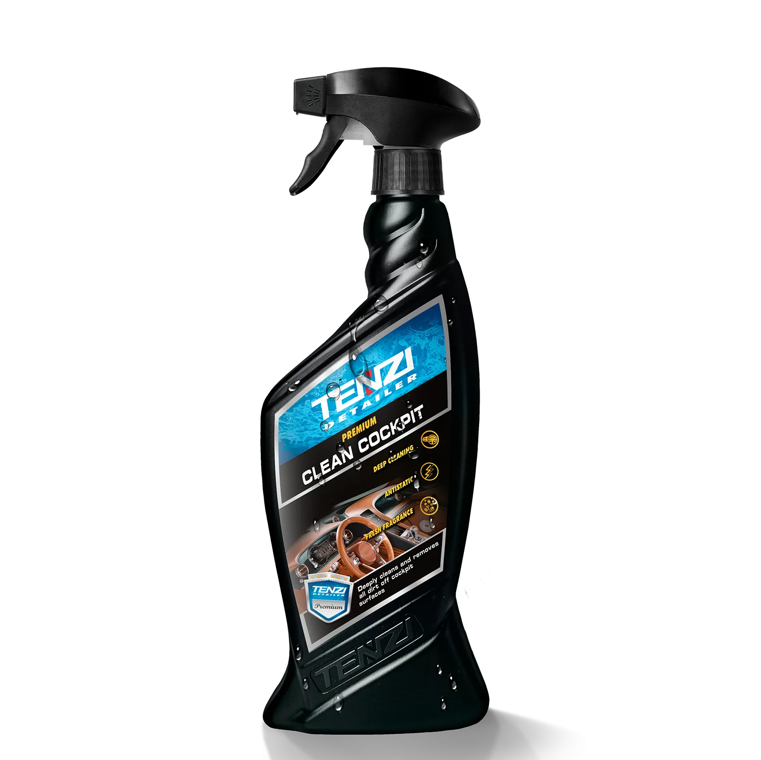 tenzi-detailer-clean-cockpit-car-plastic-cleaner-for-heavily-soiled-cockpit-parts-06l-3 TENZI DETAILER CLEAN COCKPIT - Kunststofreiniger voor auto's - Voor zwaar vervuilde dashboardonderdelen - 0,6L - Afbeelding 1