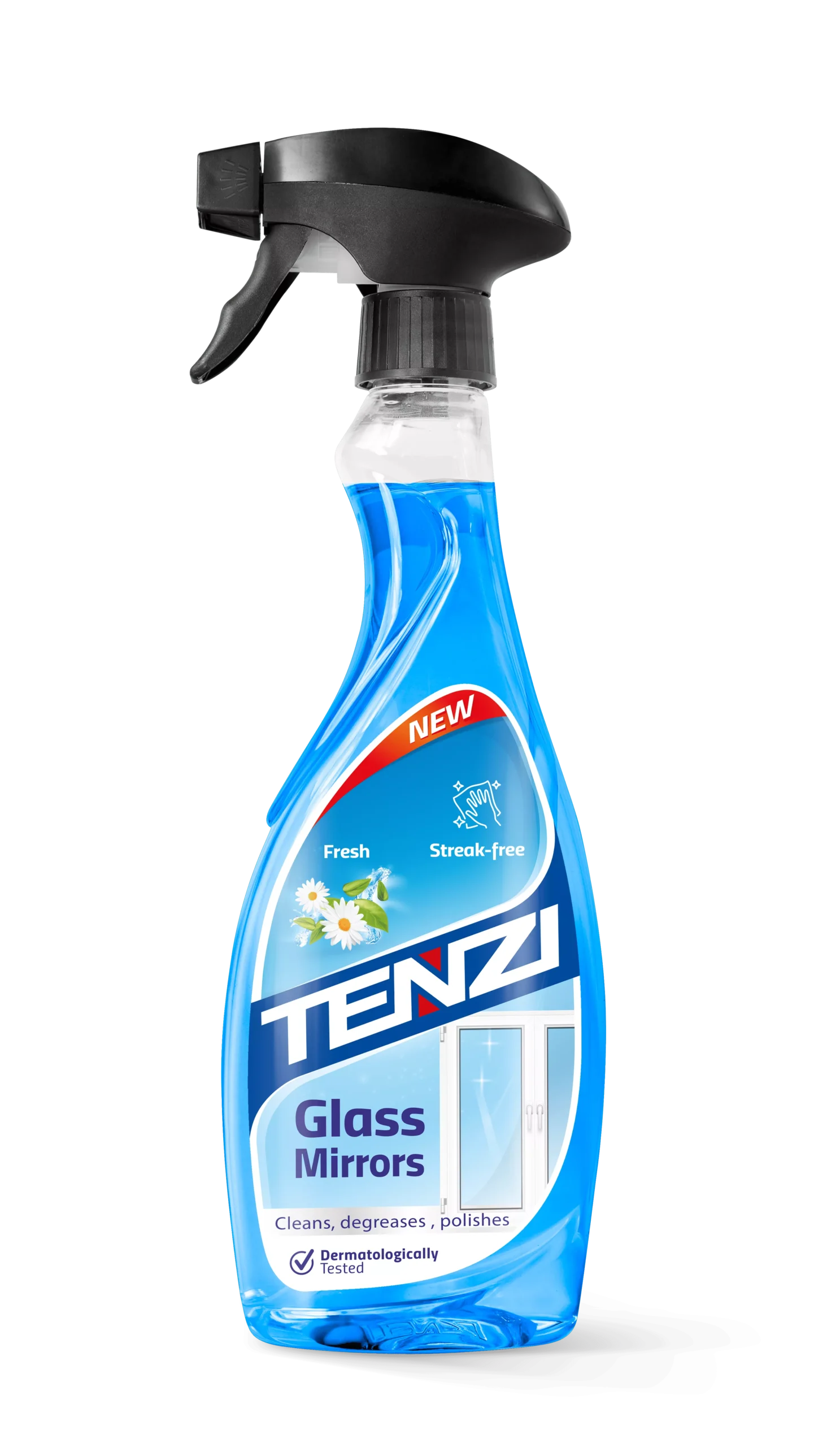 tenzi-home-pro-szyby-lustra-05l TENZI HOME PRO GLASS MIRRORS - Ramen- en spiegelreiniger - 0,5L - Afbeelding 1