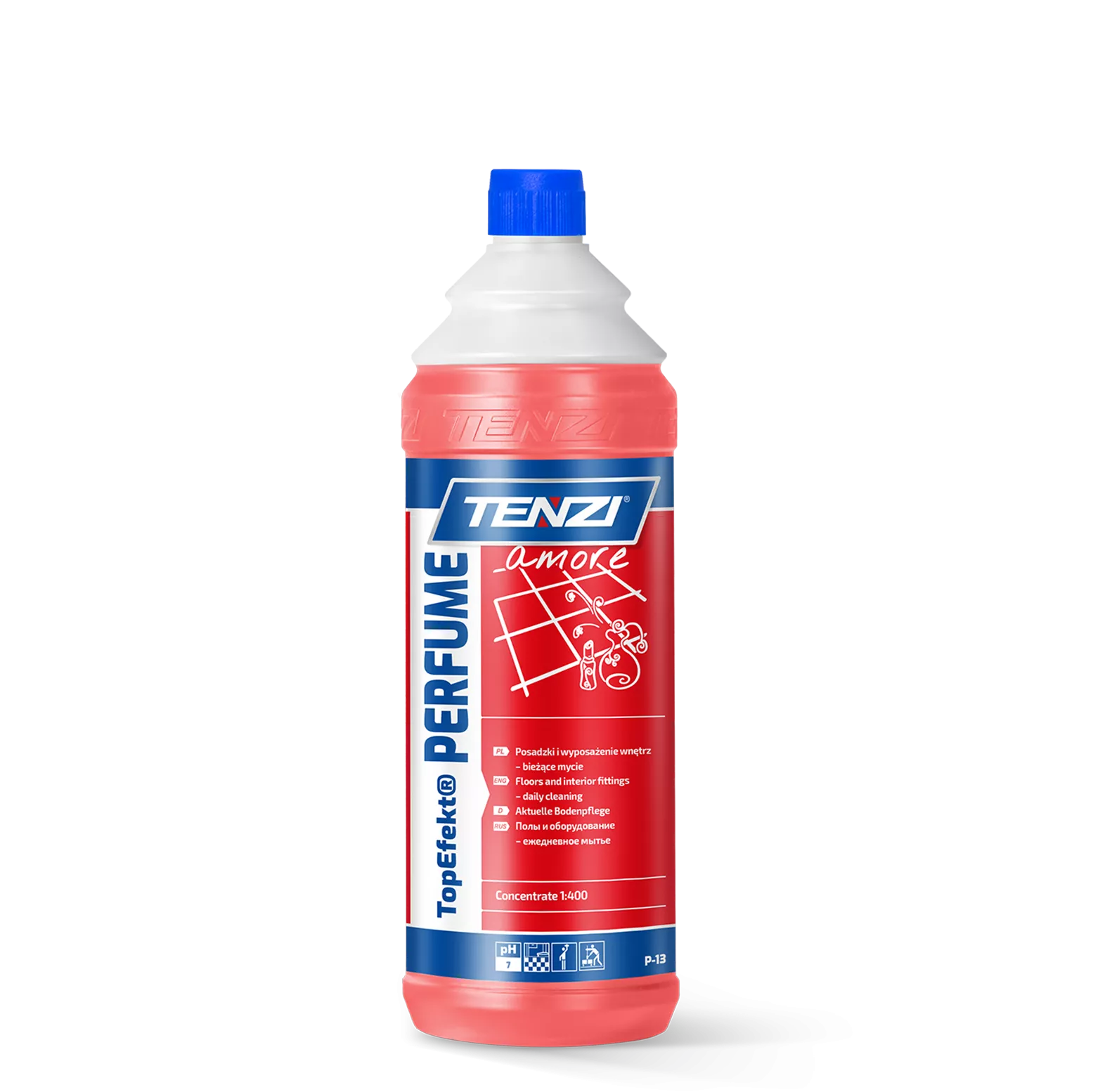 top-efekt-perfume-amore-czerwony-1l TENZI Top Efekt Perfume AMORE red - Vloerreiniger en verzorgingsmiddel - Geparfumeerd - 1L - Afbeelding 1