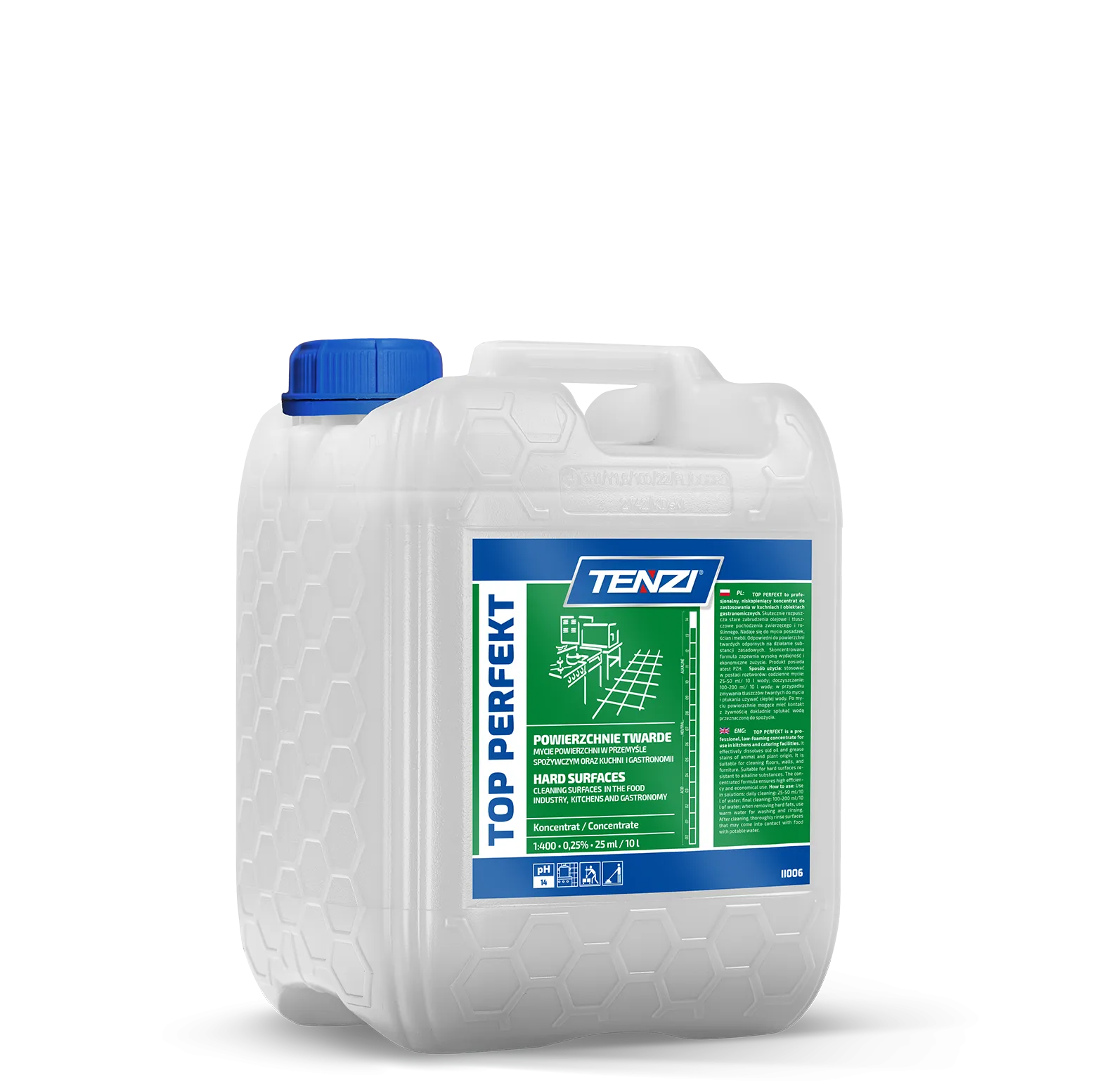 top-perfekt-5l TENZI Top Perfekt - Ontvetter - Voor het reinigen van alkalibestendige oppervlakken - 5L - Afbeelding 1